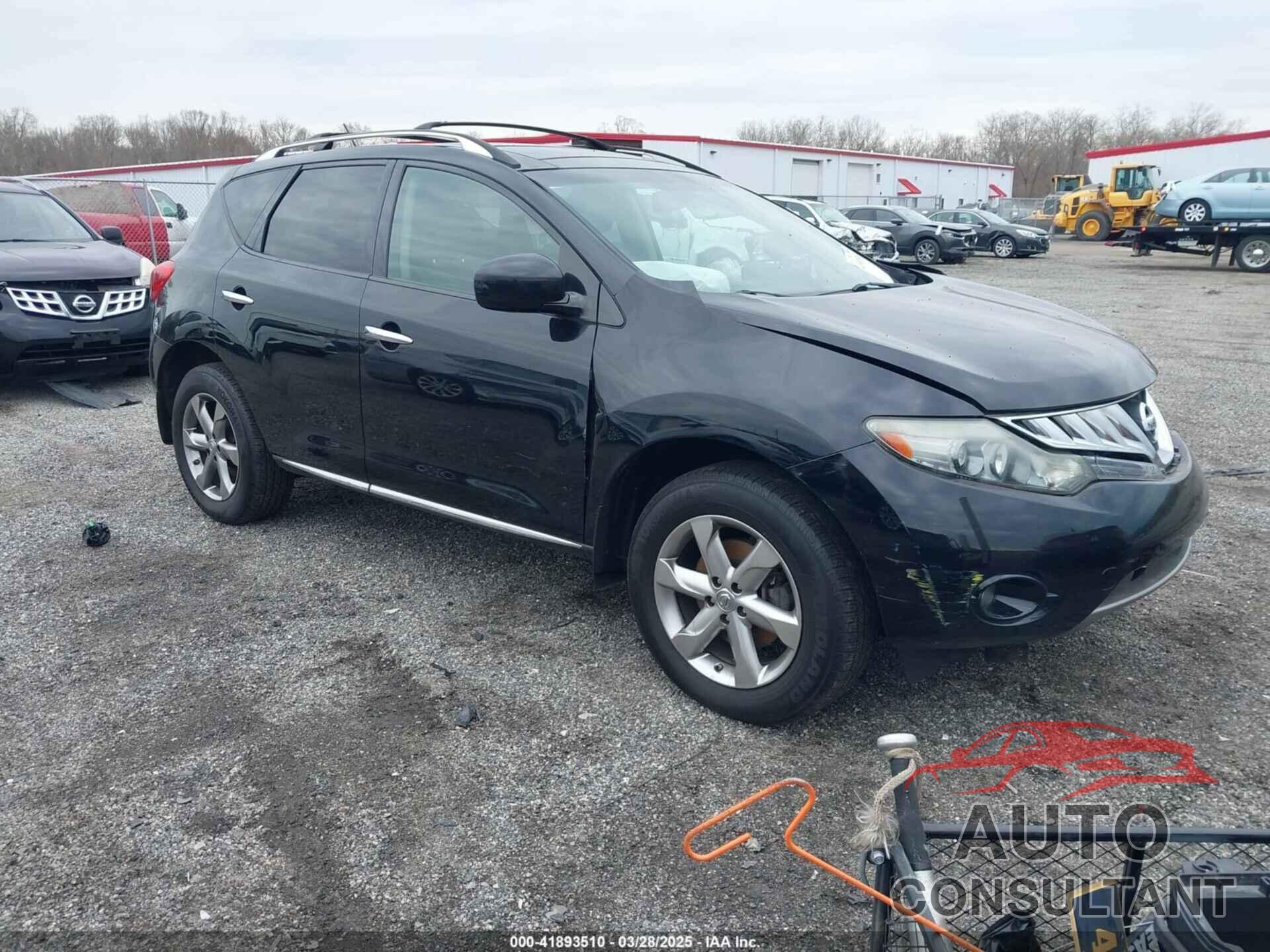 NISSAN MURANO 2010 - JN8AZ1MW7AW121853