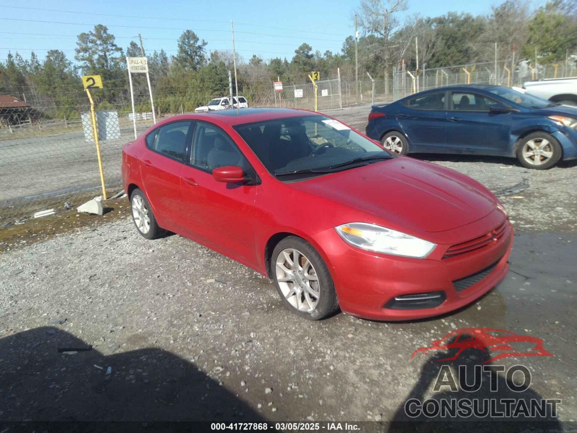 DODGE DART 2013 - 1C3CDFBA5DD337227
