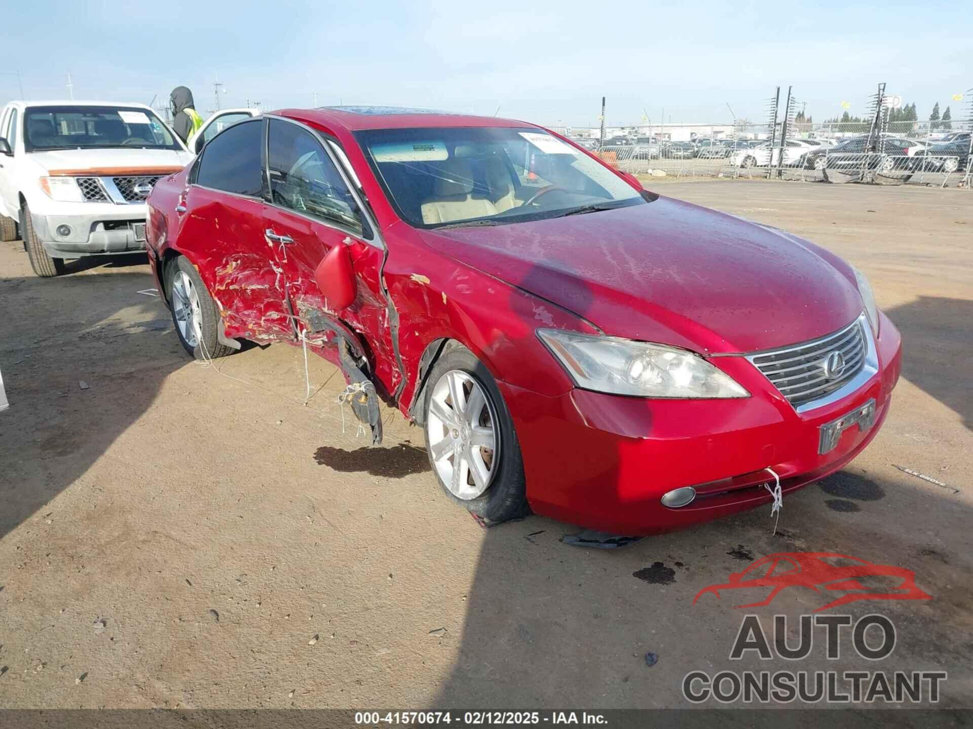 LEXUS ES 350 2009 - JTHBJ46G692286535