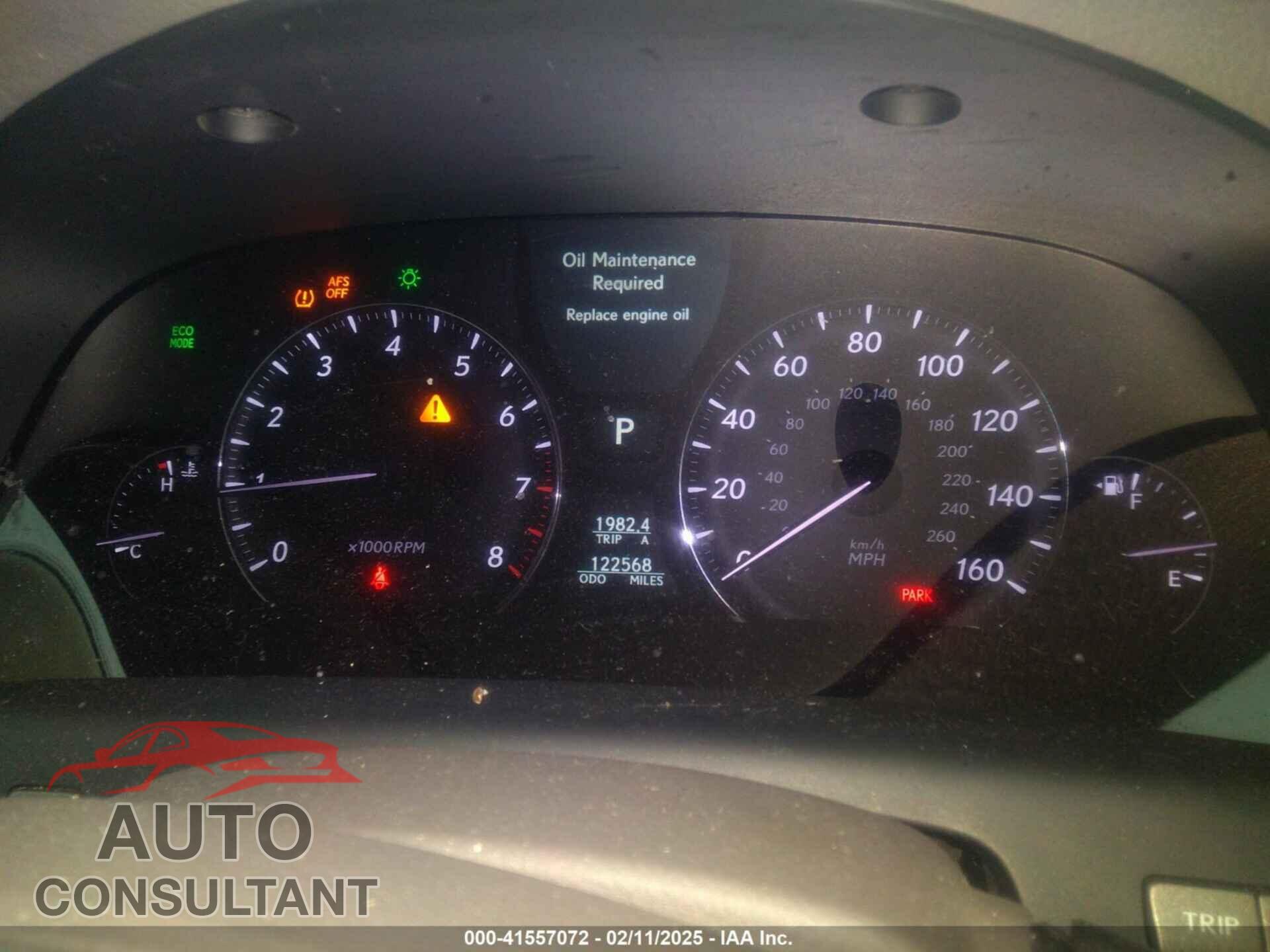 LEXUS LS 460 2012 - JTHBL5EF2C5108653