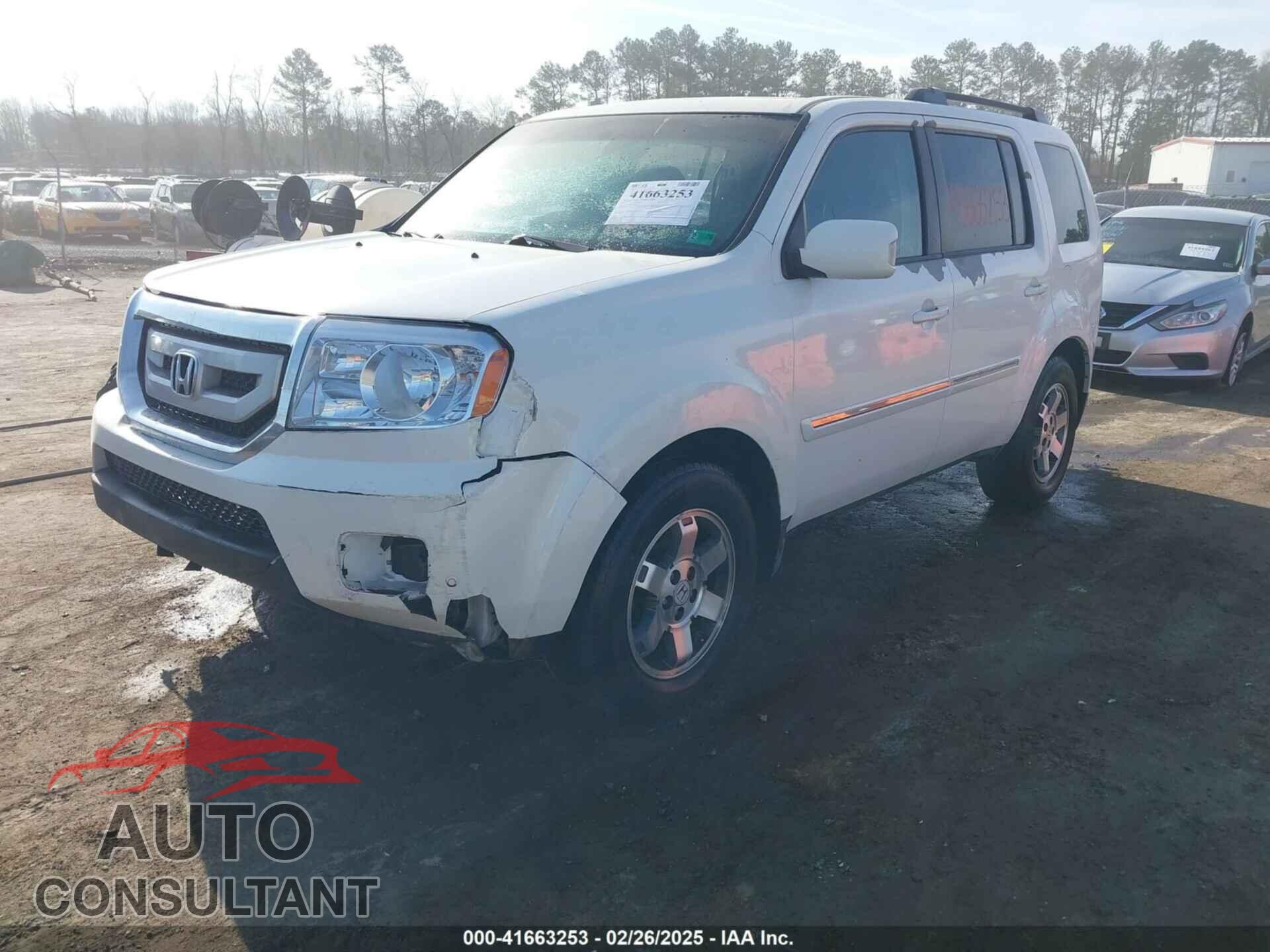 HONDA PILOT 2011 - 5FNYF4H96BB020219