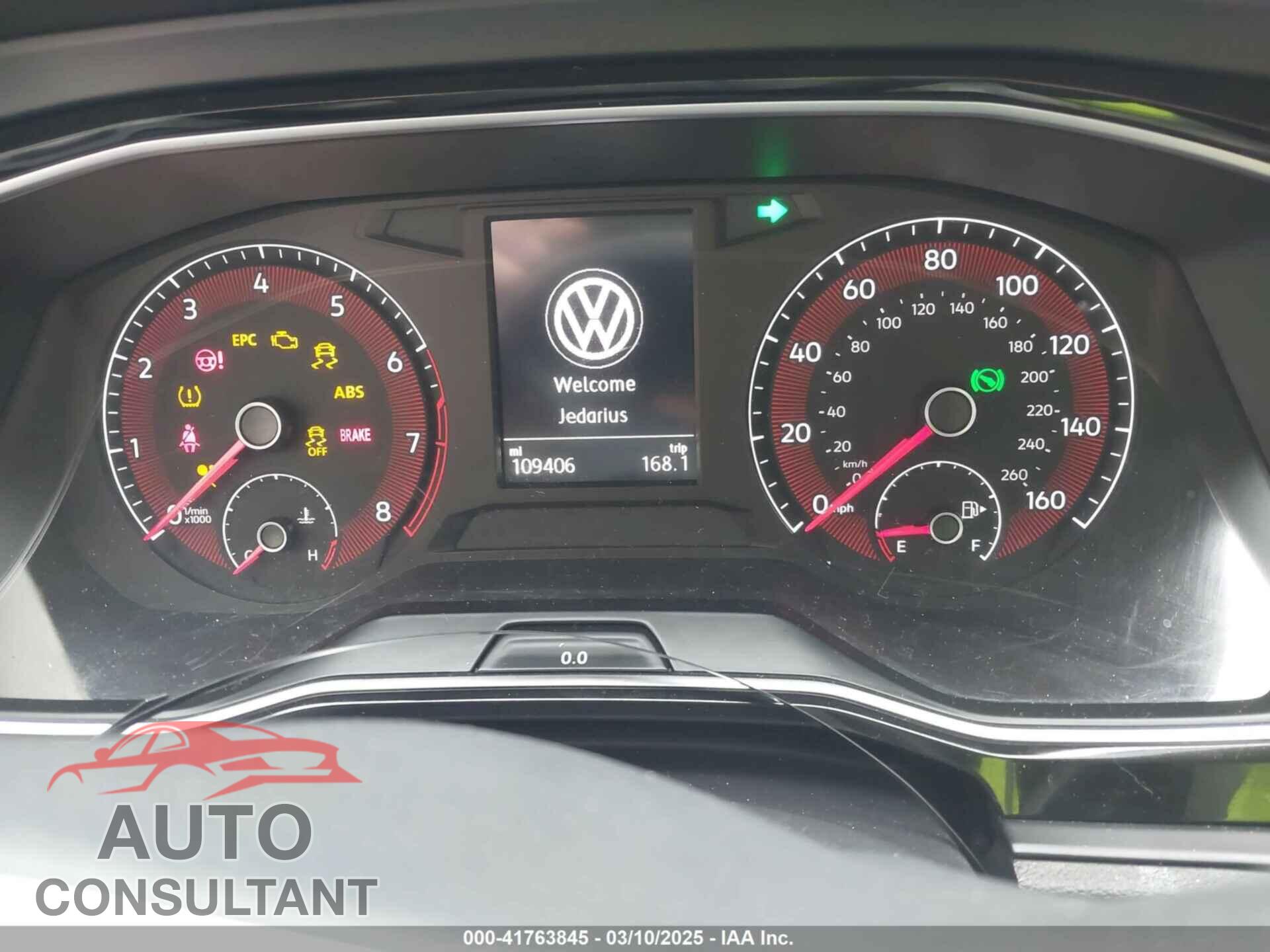 VOLKSWAGEN JETTA 2019 - 3VWCB7BU5KM242568