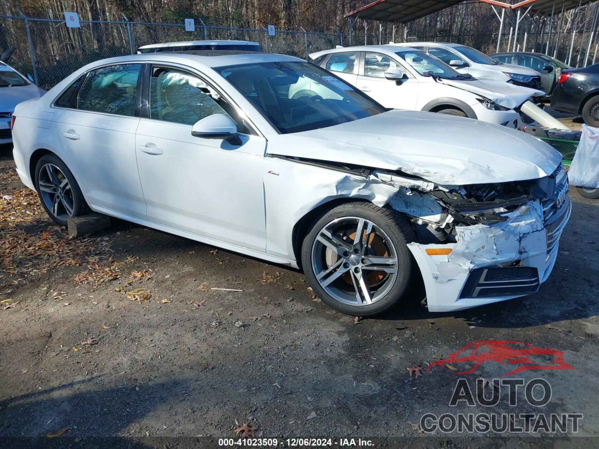 AUDI A4 2018 - WAUENAF49JN000331