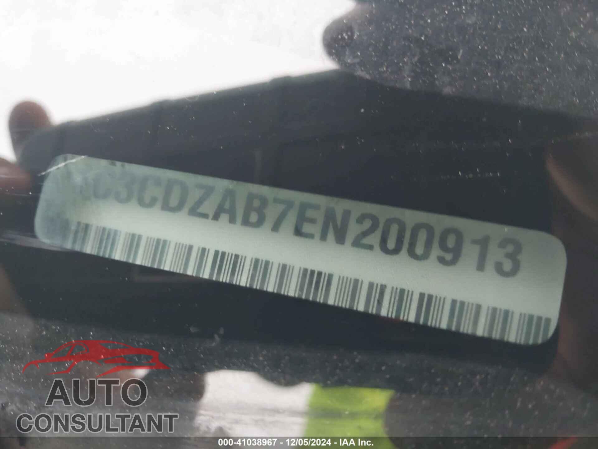 DODGE AVENGER 2014 - 1C3CDZAB7EN200913