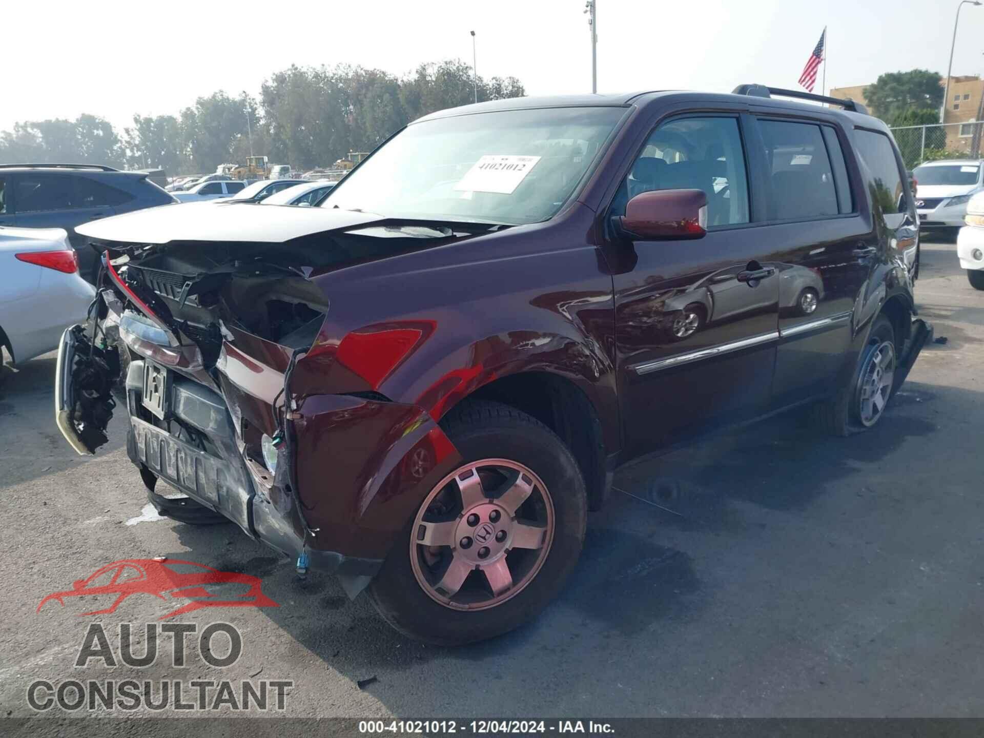 HONDA PILOT 2011 - 5FNYF3H95BB010808
