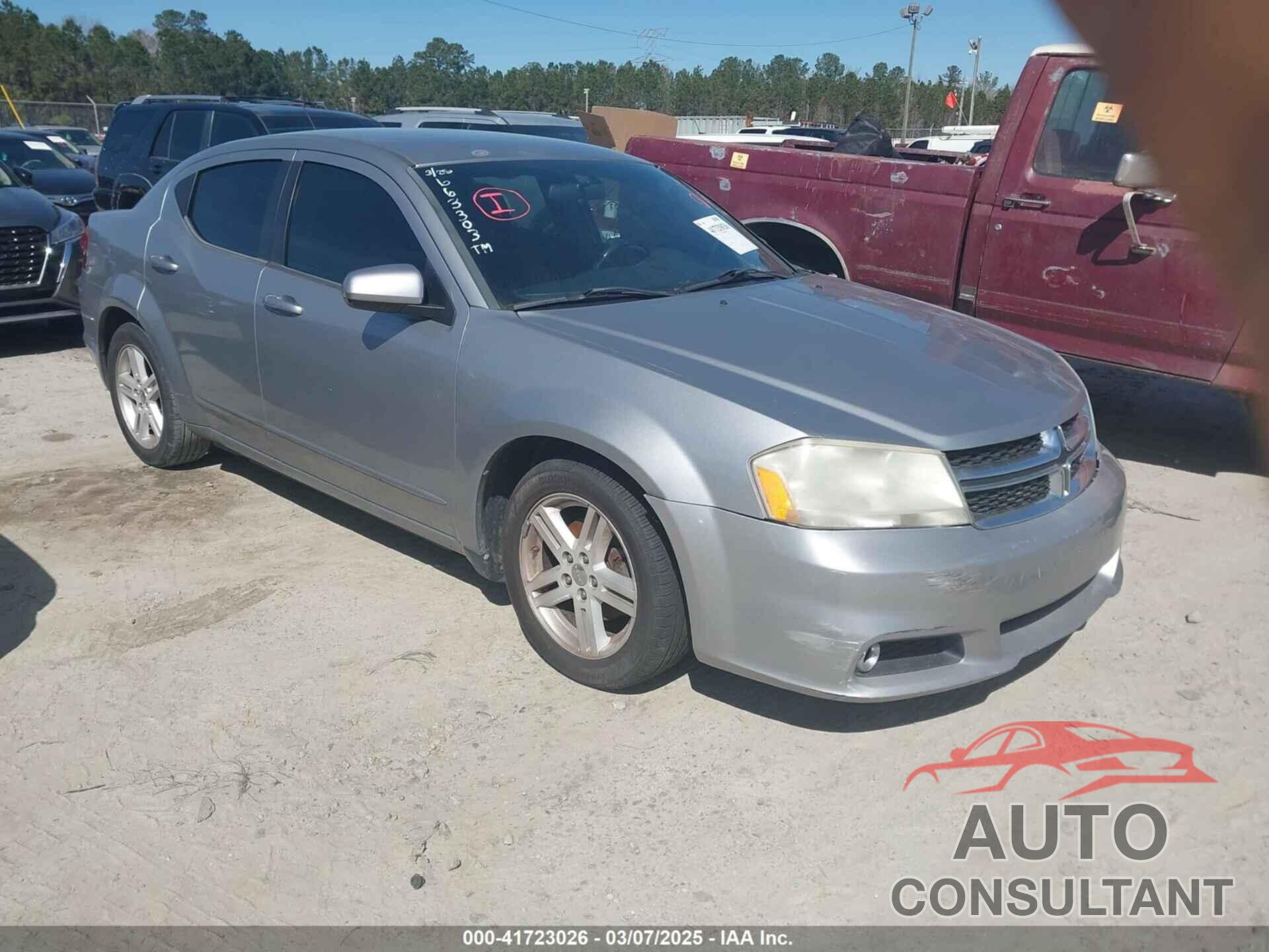 DODGE AVENGER 2013 - 1C3CDZCG5DN663303