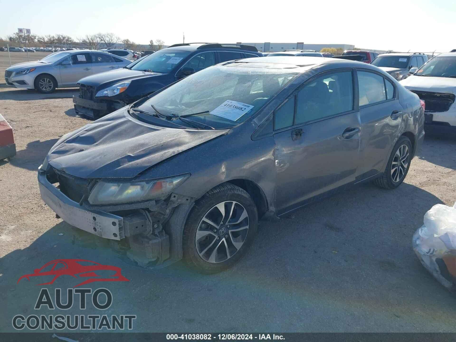 HONDA CIVIC 2013 - 19XFB2F80DE050407