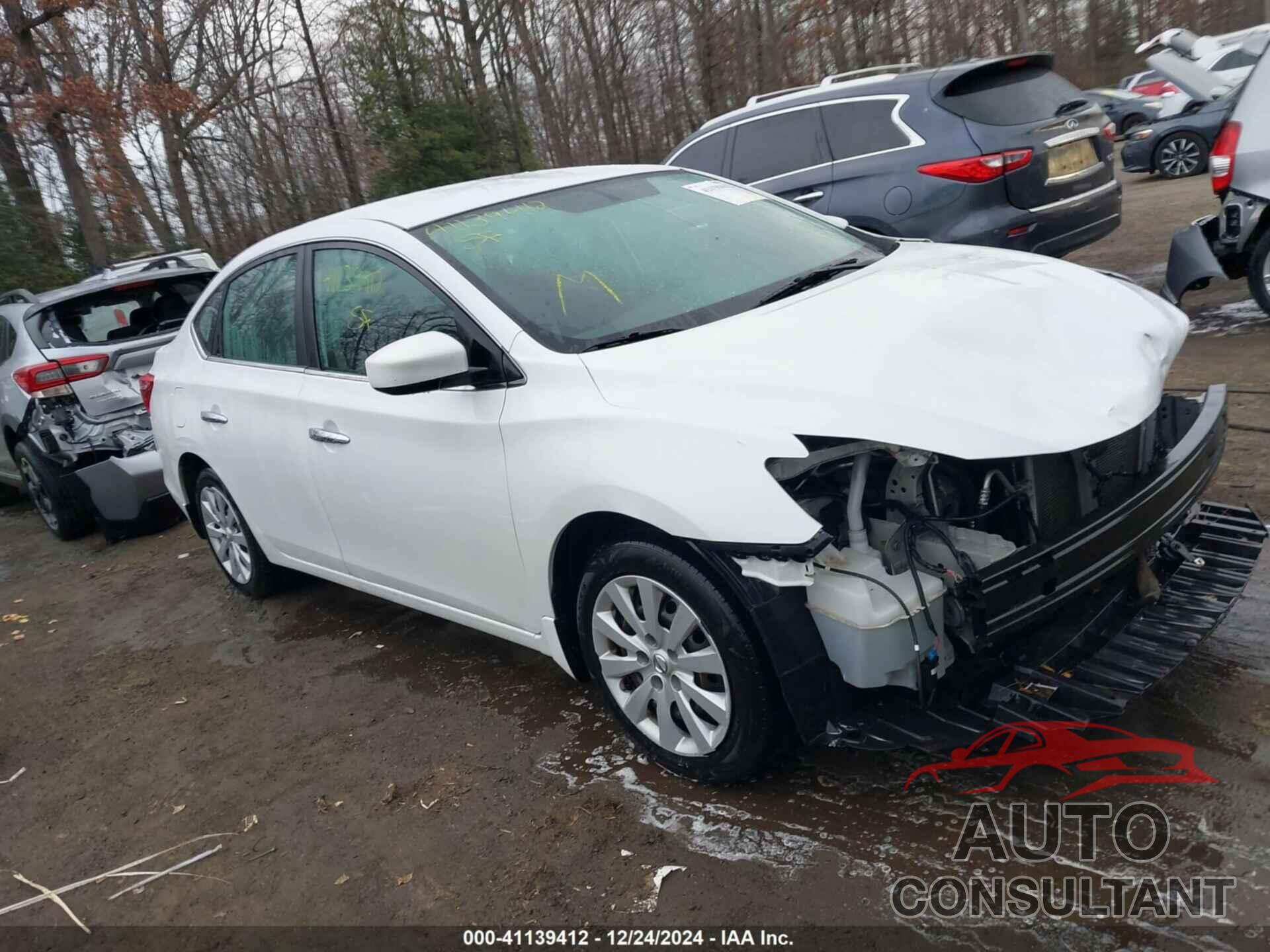 NISSAN SENTRA 2017 - 3N1AB7AP3HY371709