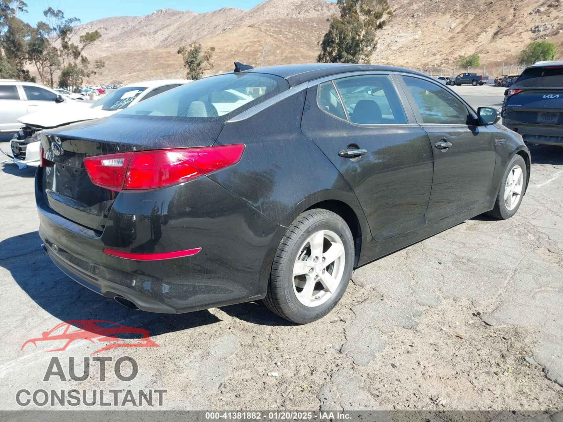 KIA OPTIMA 2015 - KNAGM4A73F5662038