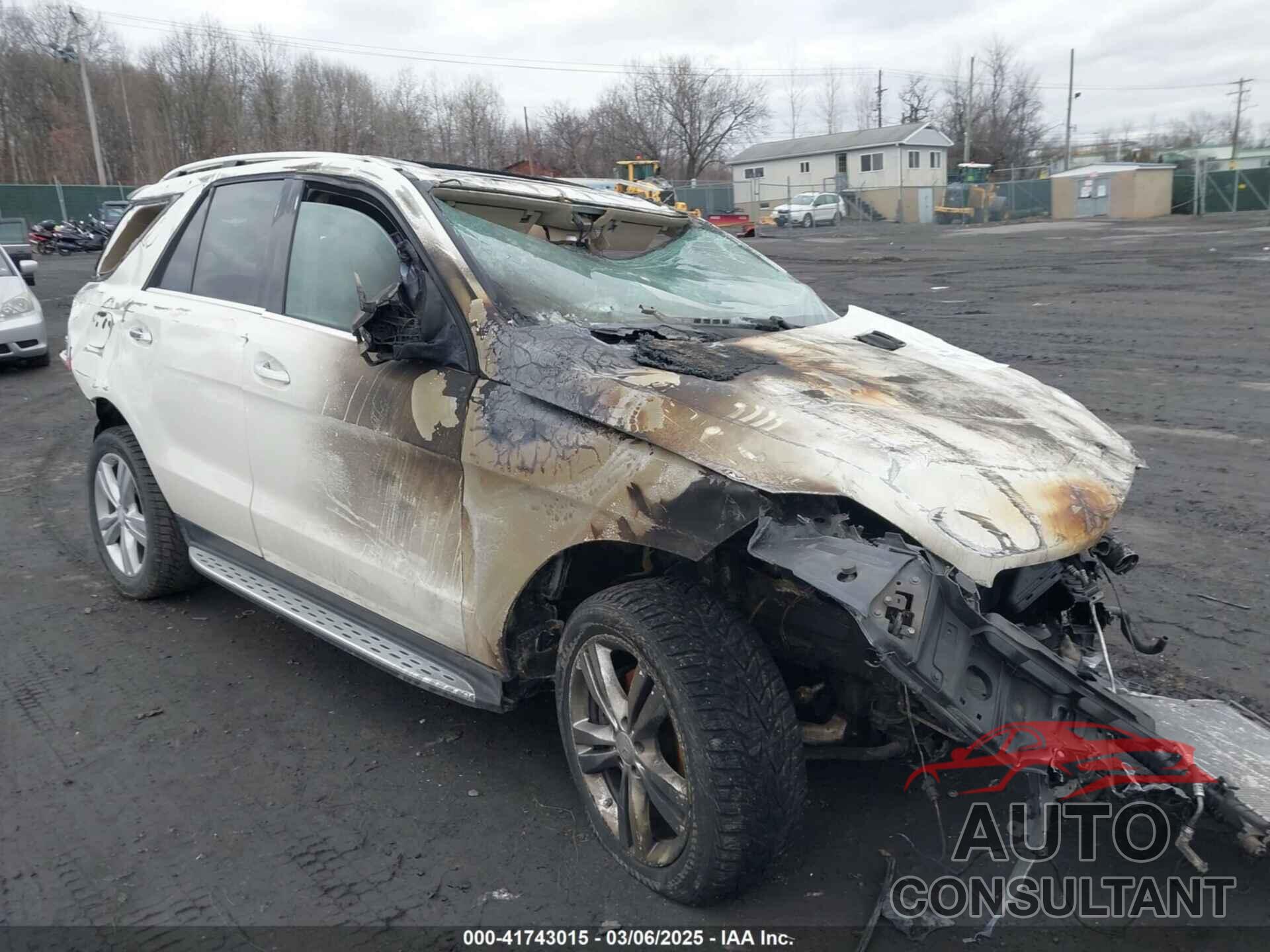MERCEDES-BENZ ML 350 BLUETEC 2012 - 4JGDA2EB2CA050025
