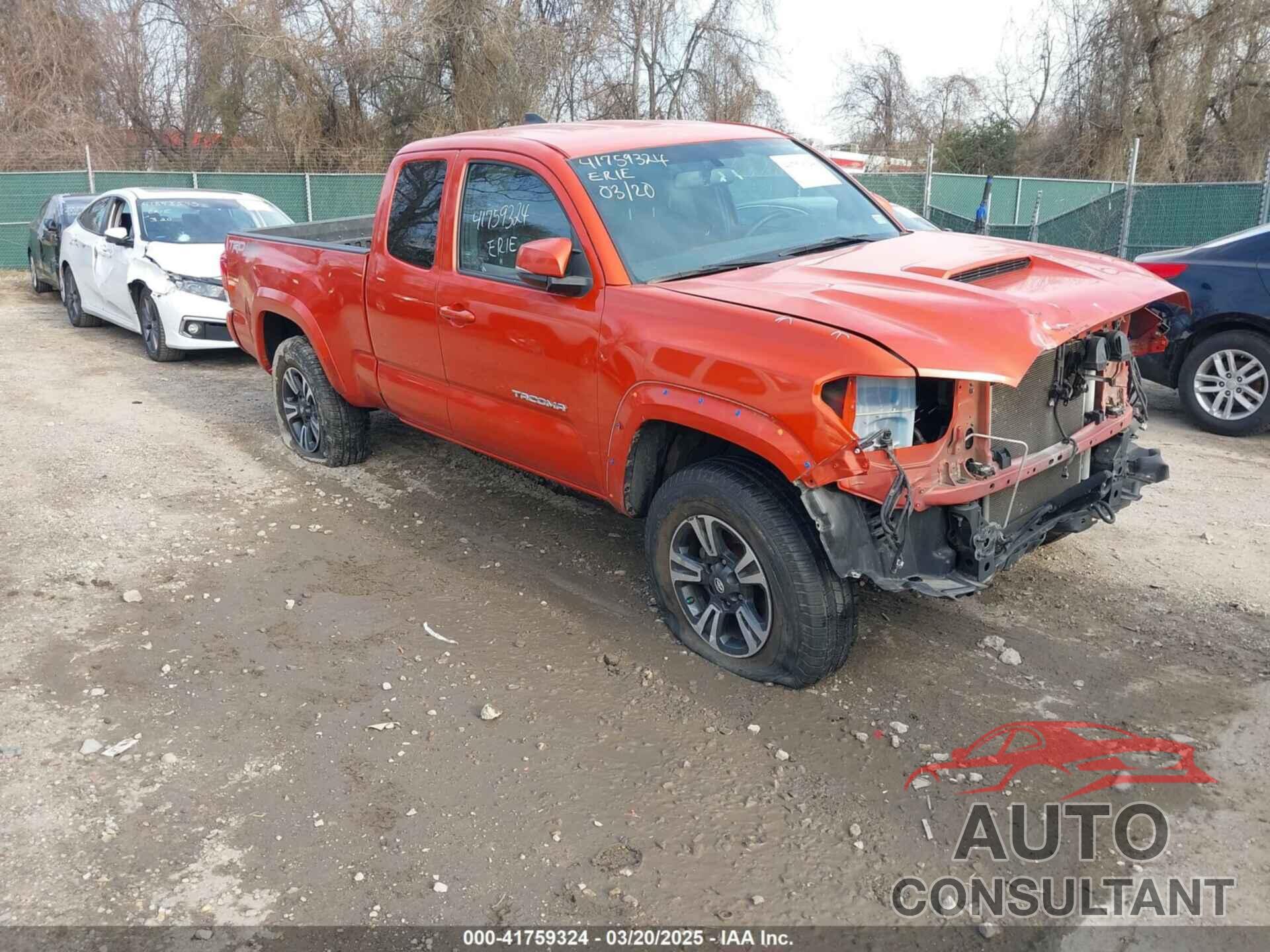 TOYOTA TACOMA 2017 - 5TFSZ5AN1HX082846