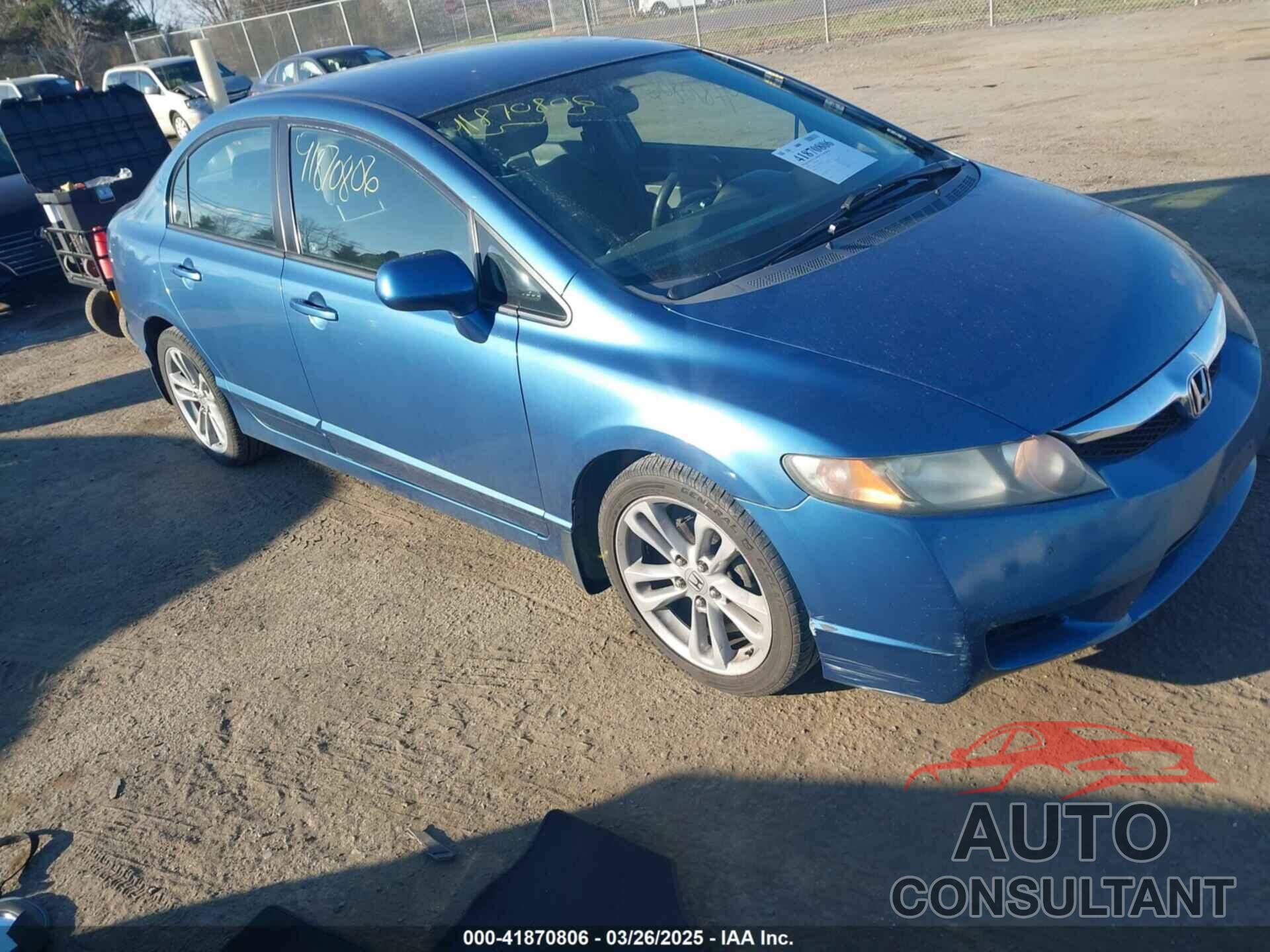HONDA CIVIC 2010 - 2HGFA1F56AH307509