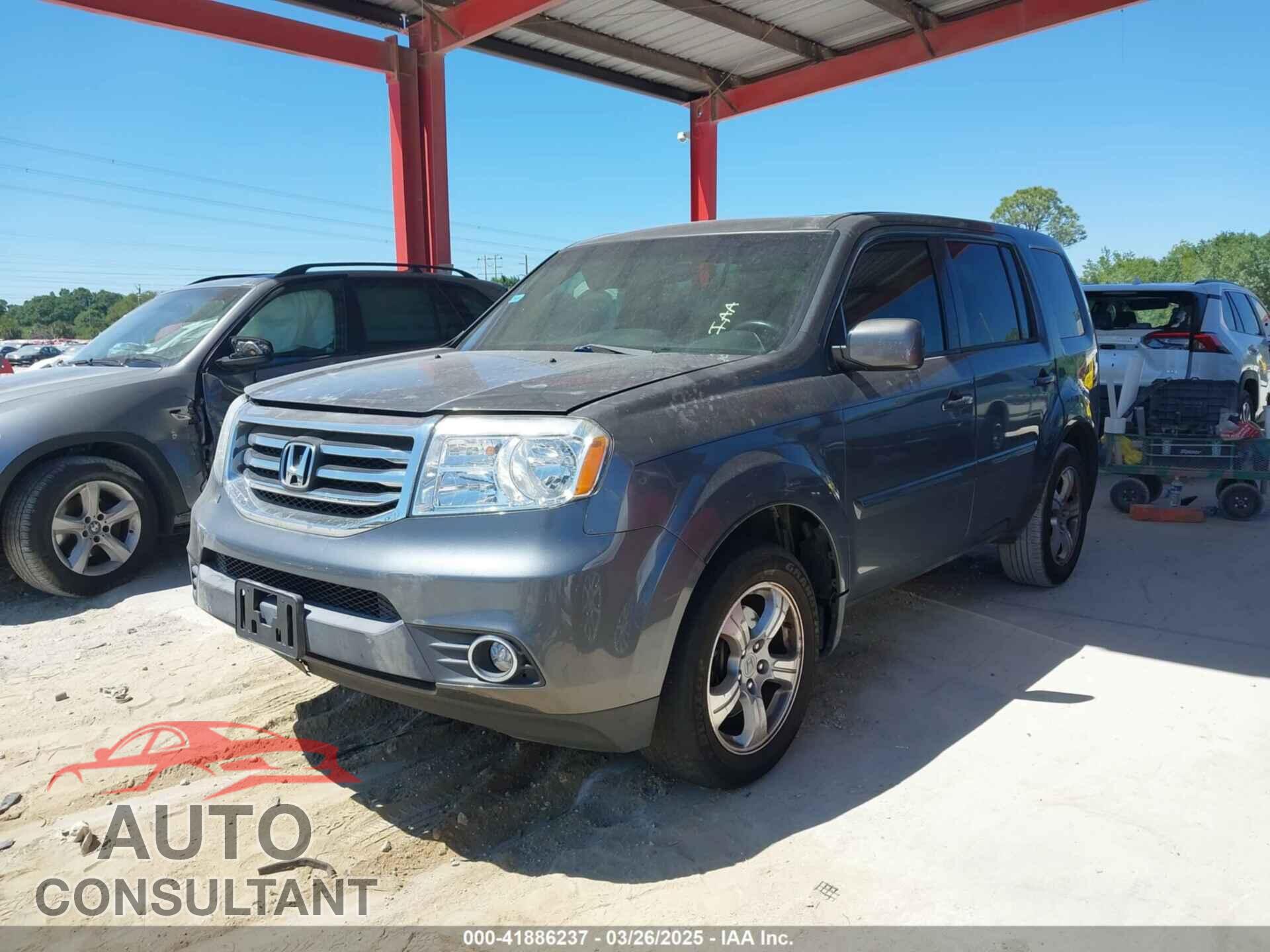 HONDA PILOT 2012 - 5FNYF3H54CB013505