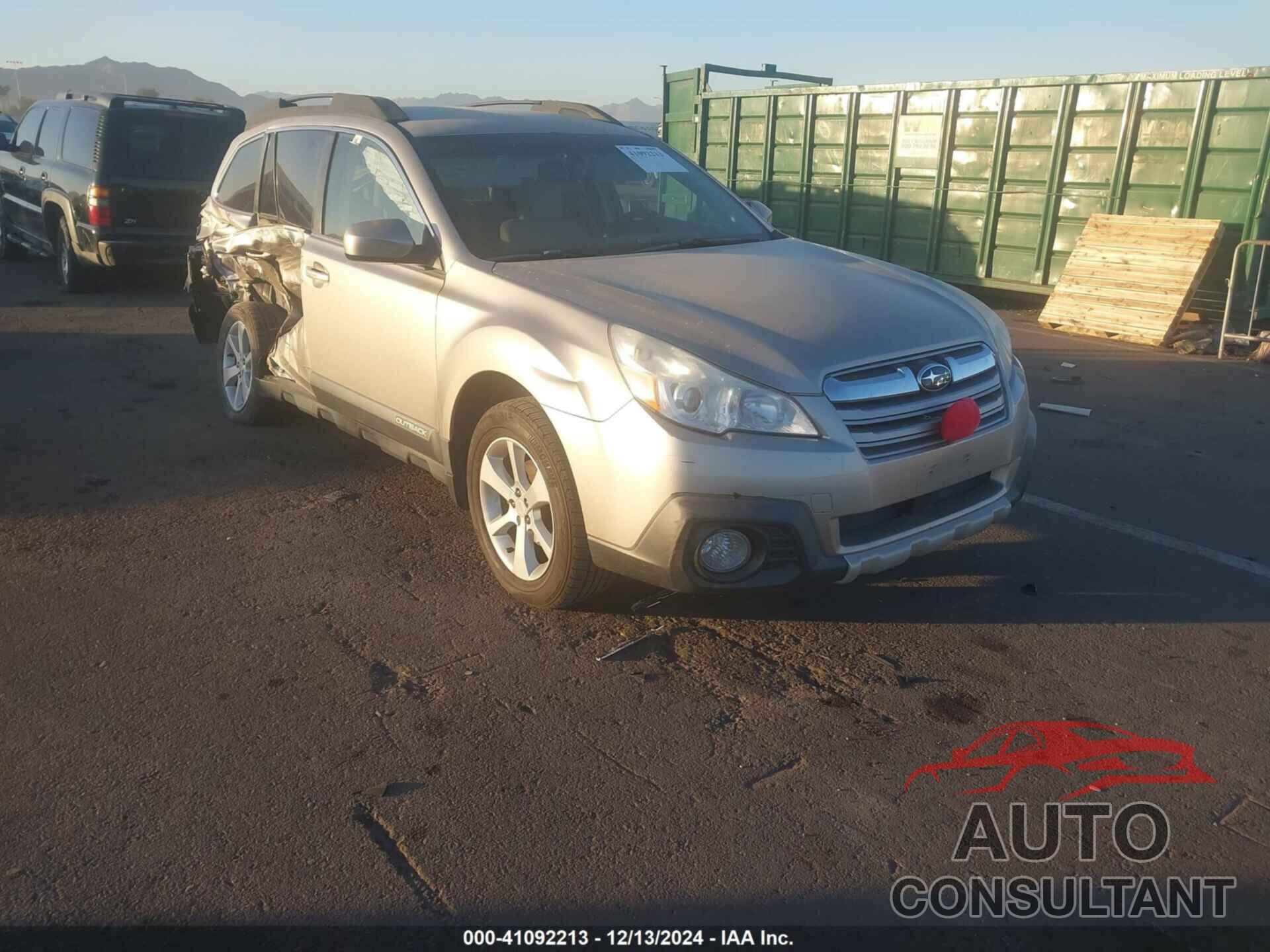 SUBARU OUTBACK 2014 - 4S4BRBCC1E3242068