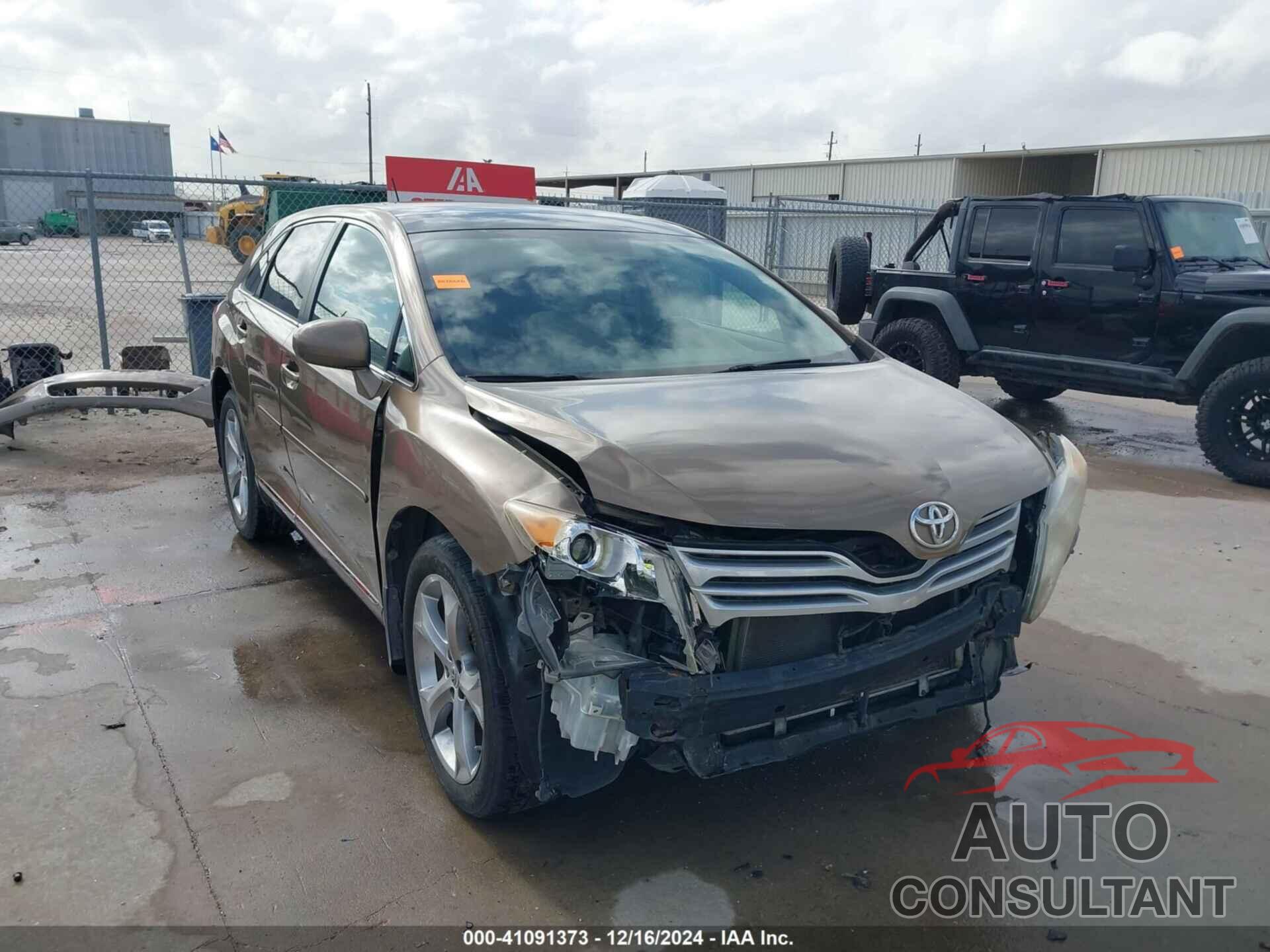 TOYOTA VENZA 2010 - 4T3ZK3BB7AU021992