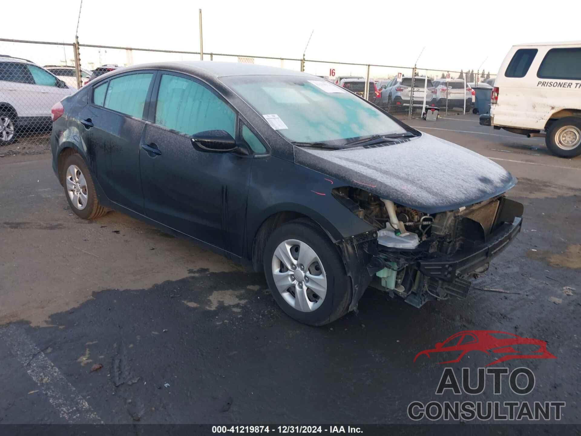KIA FORTE 2017 - 3KPFK4A73HE022911