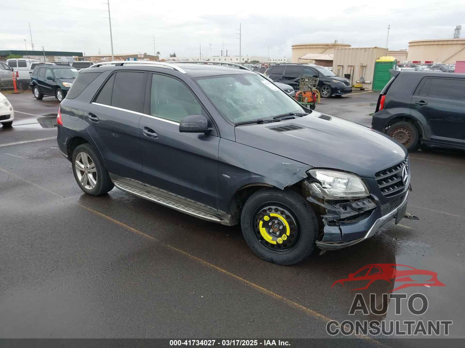 MERCEDES-BENZ ML 350 2012 - 4JGDA5HB5CA038240