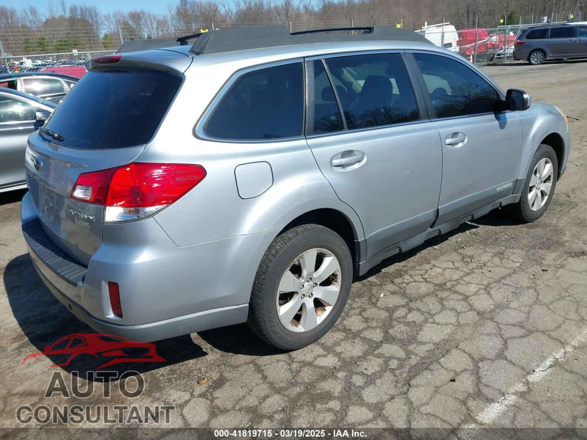 SUBARU OUTBACK 2012 - 4S4BRBCC7C3284502