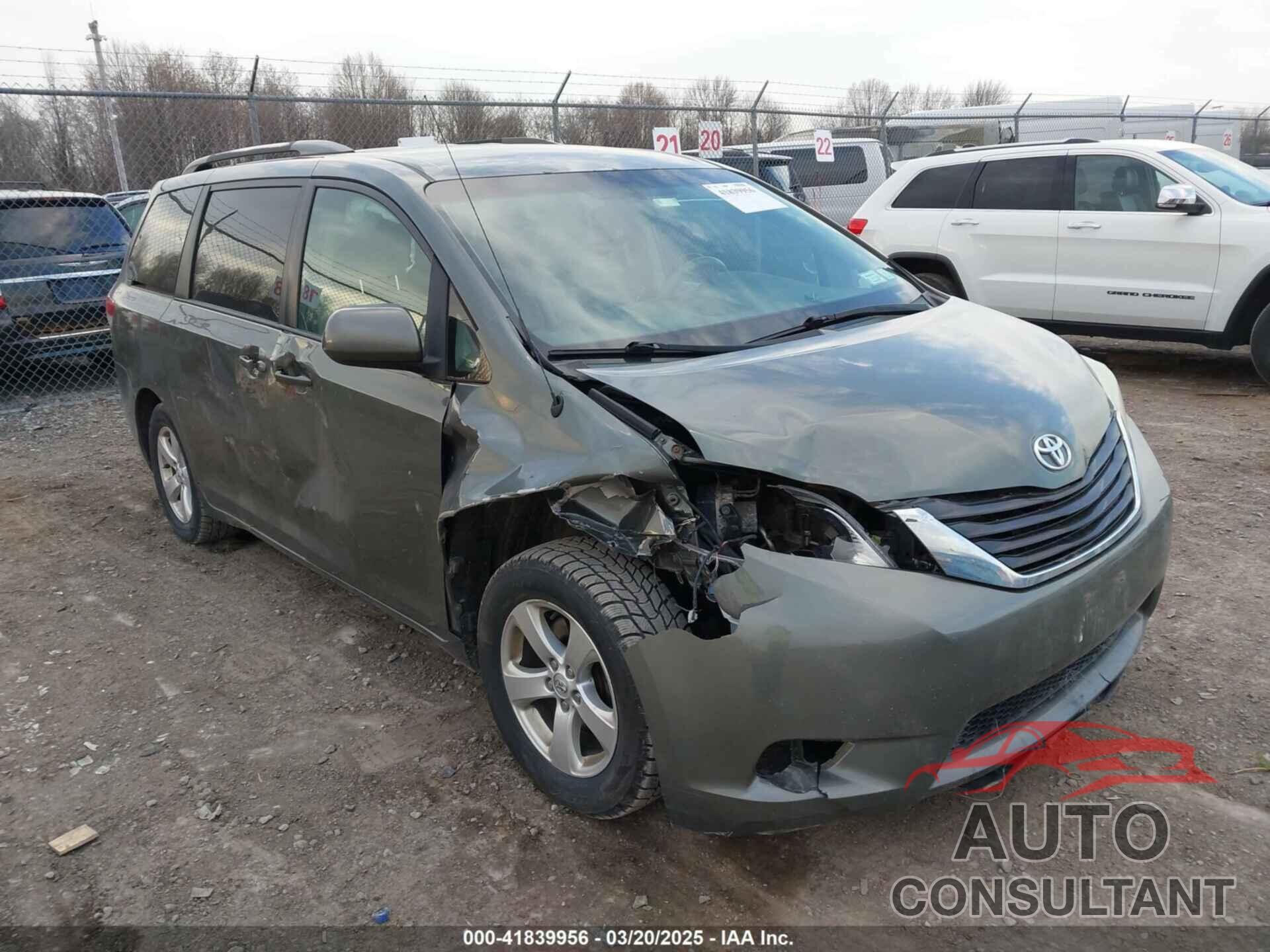 TOYOTA SIENNA 2013 - 5TDKK3DC1DS400953