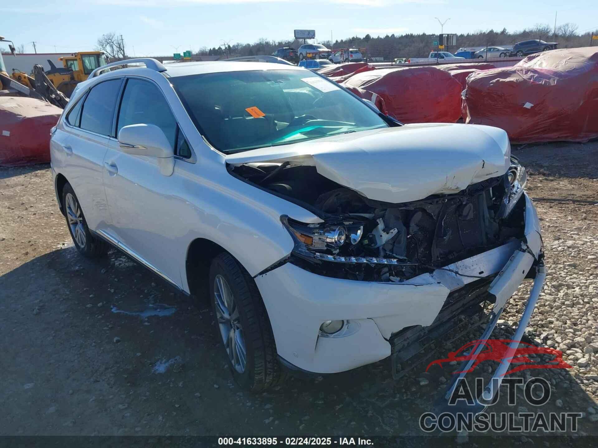 LEXUS RX 350 2013 - 2T2ZK1BA2DC107605