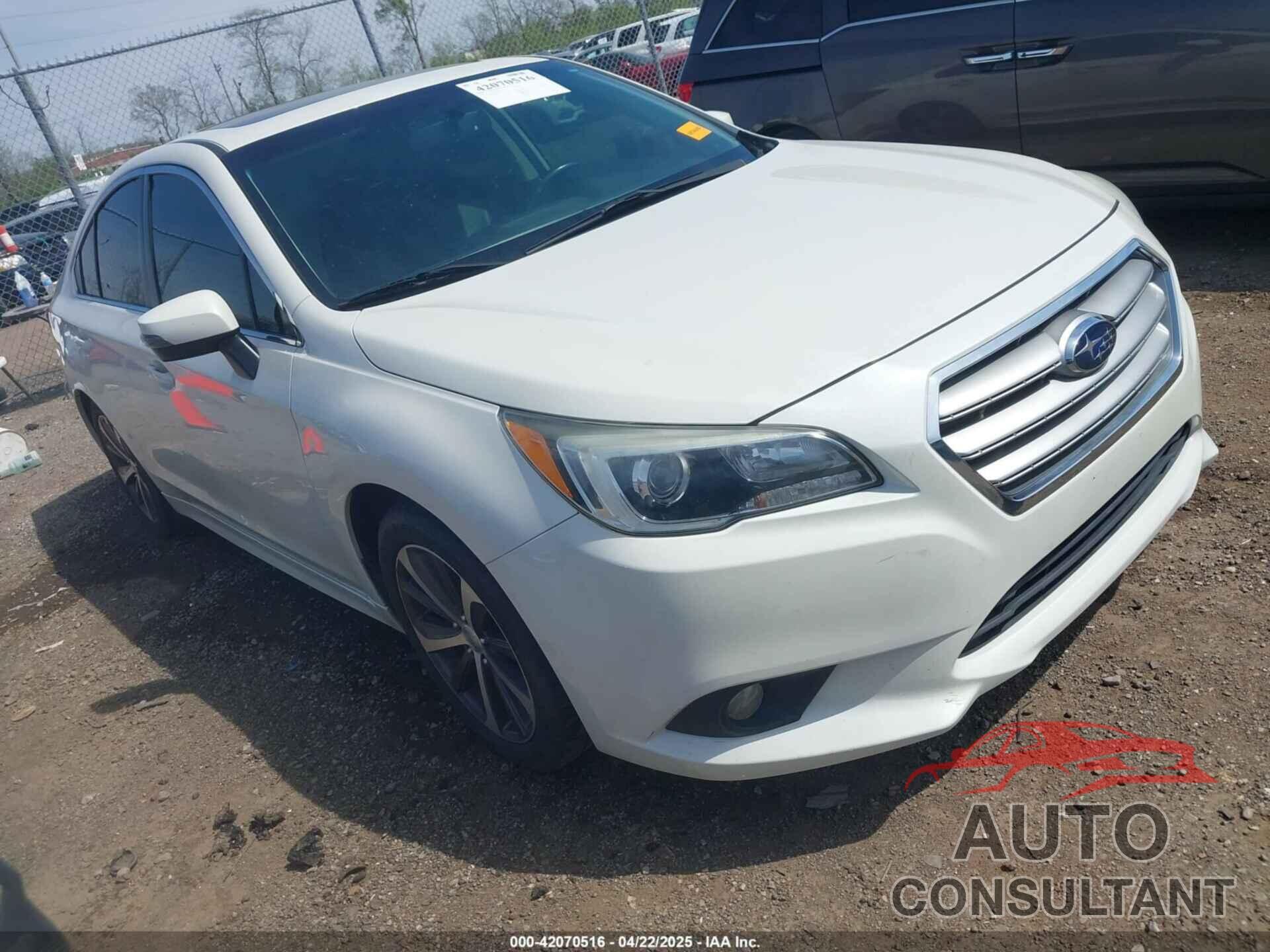 SUBARU LEGACY 2016 - 4S3BNBL60G3016035