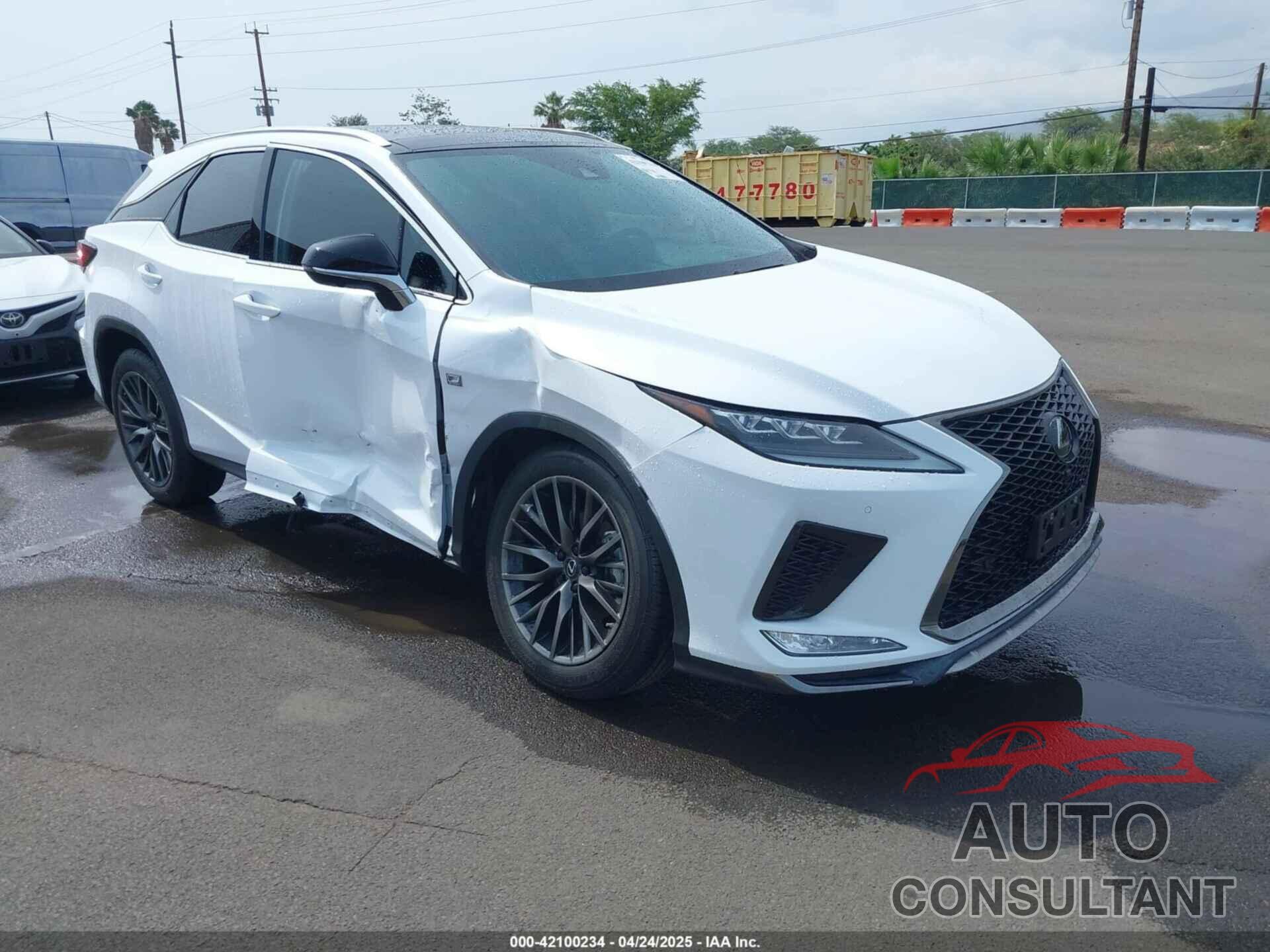LEXUS RX 350 2022 - 2T2YZMDA9NC354580