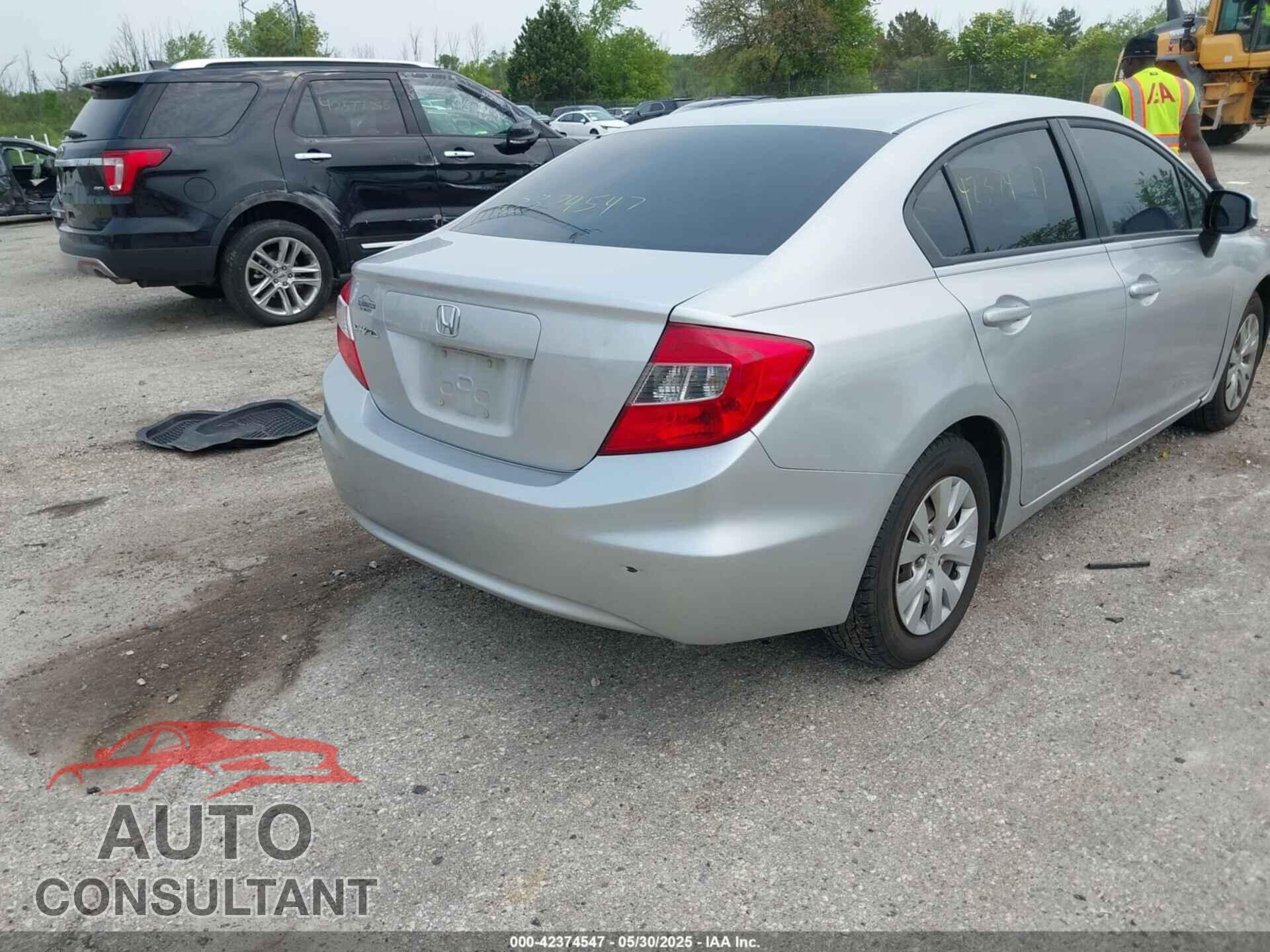 HONDA CIVIC 2012 - 19XFB2F53CE044735