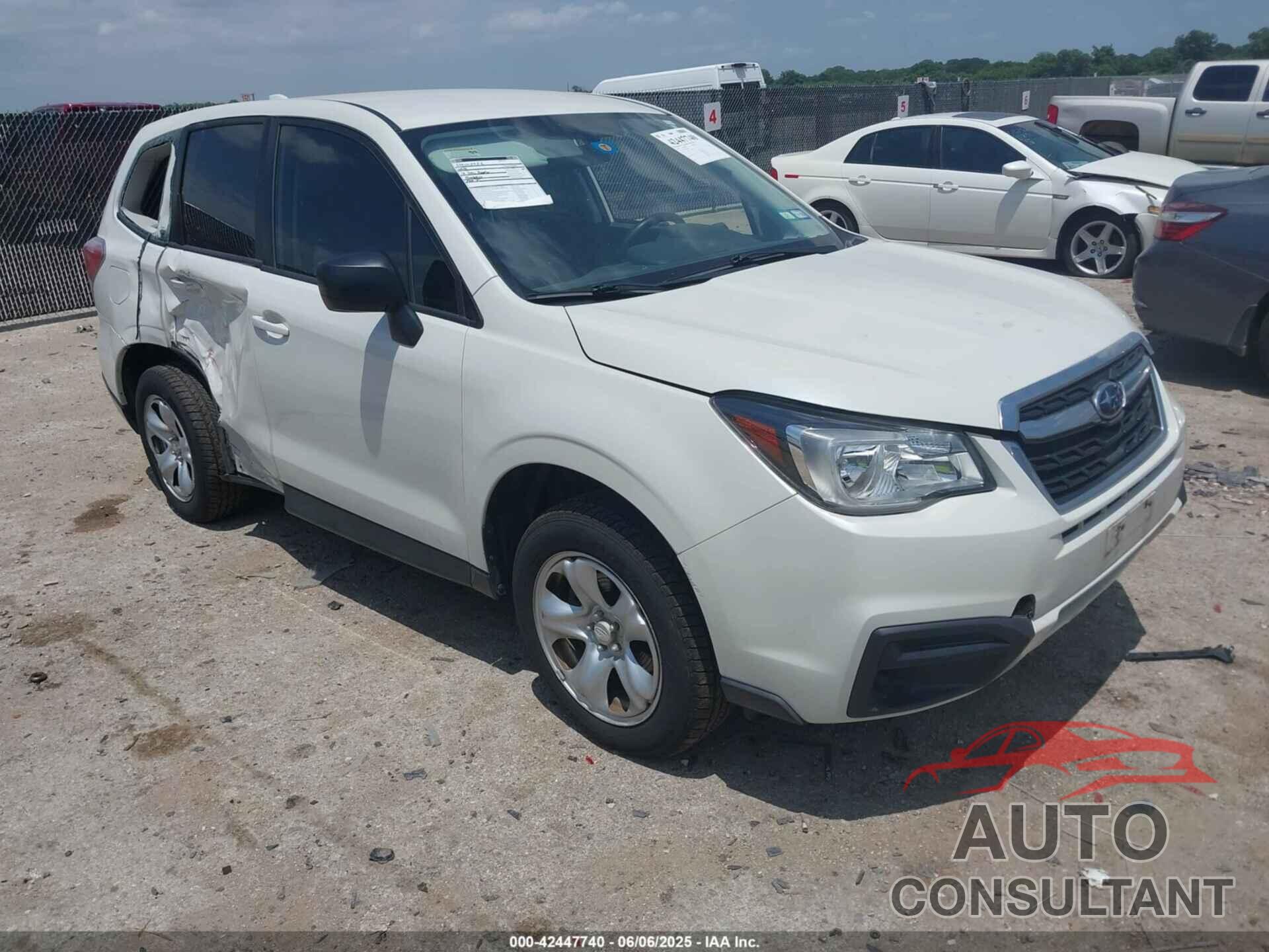 SUBARU FORESTER 2018 - JF2SJAAC0JG456885