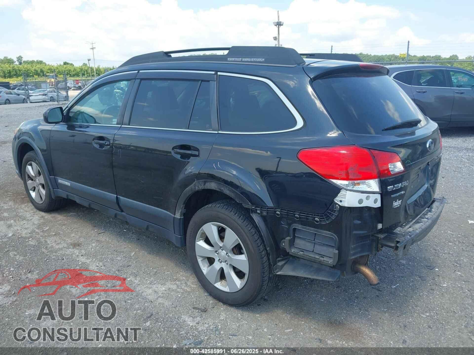 SUBARU OUTBACK 2012 - 4S4BRBCC9C3235012