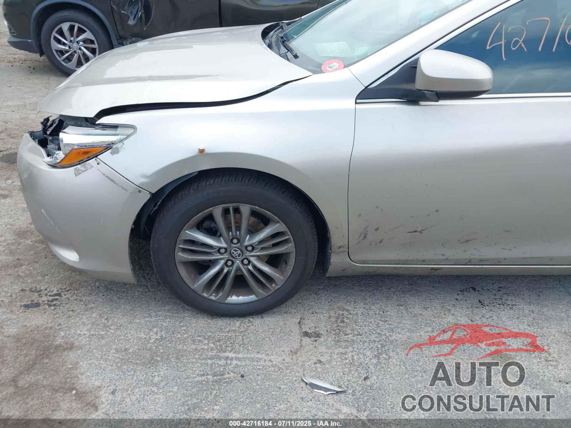 TOYOTA CAMRY 2016 - 4T1BF1FK5GU170682