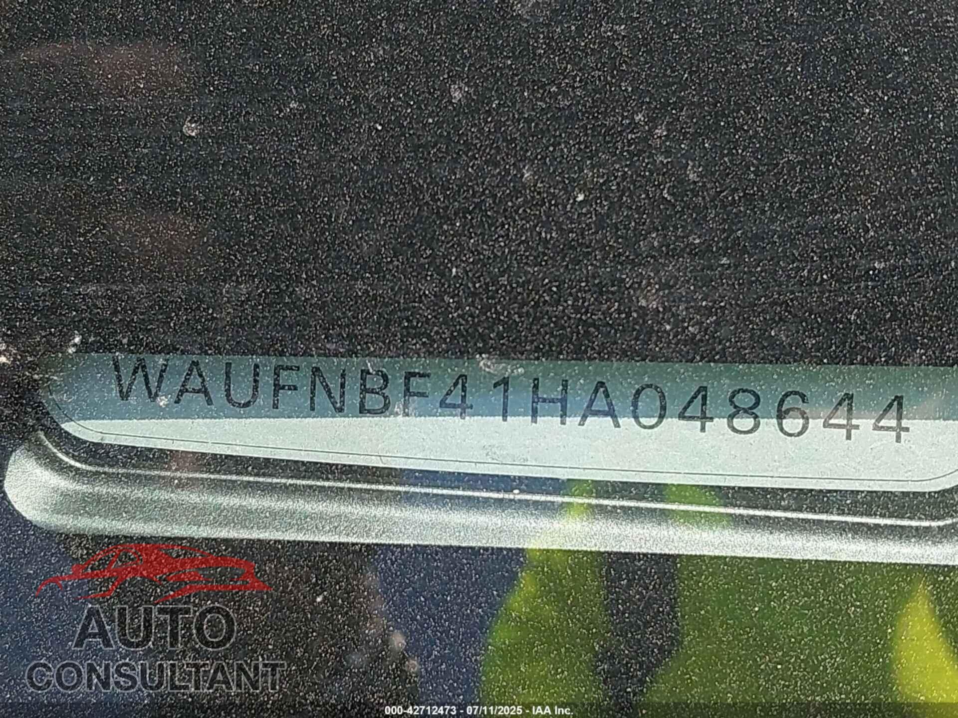 AUDI A4 2017 - WAUFNBF41HA048644