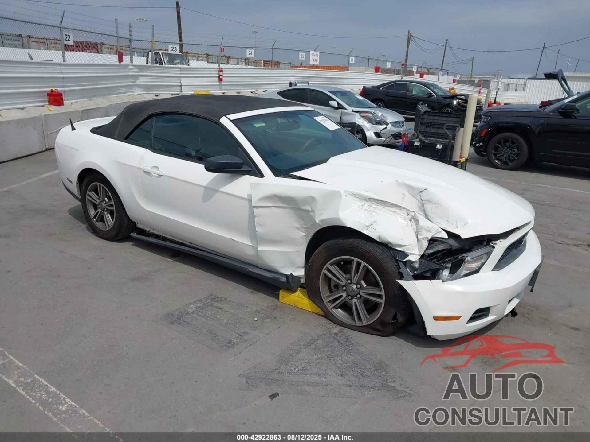 FORD MUSTANG 2012 - 1ZVBP8EM1C5286427