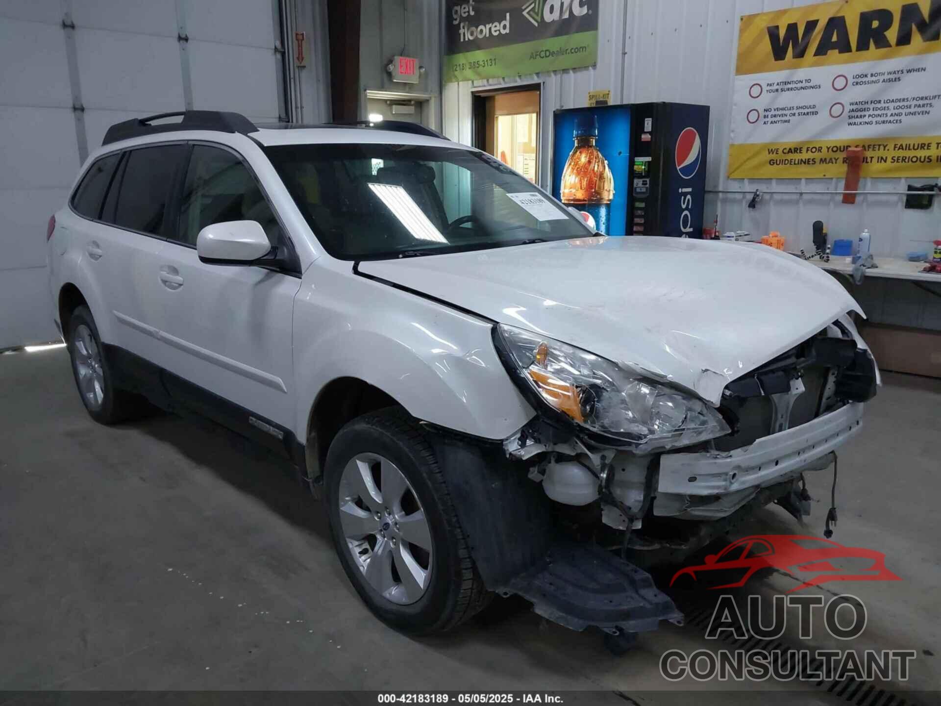 SUBARU OUTBACK 2012 - 4S4BRDKC8C2279151
