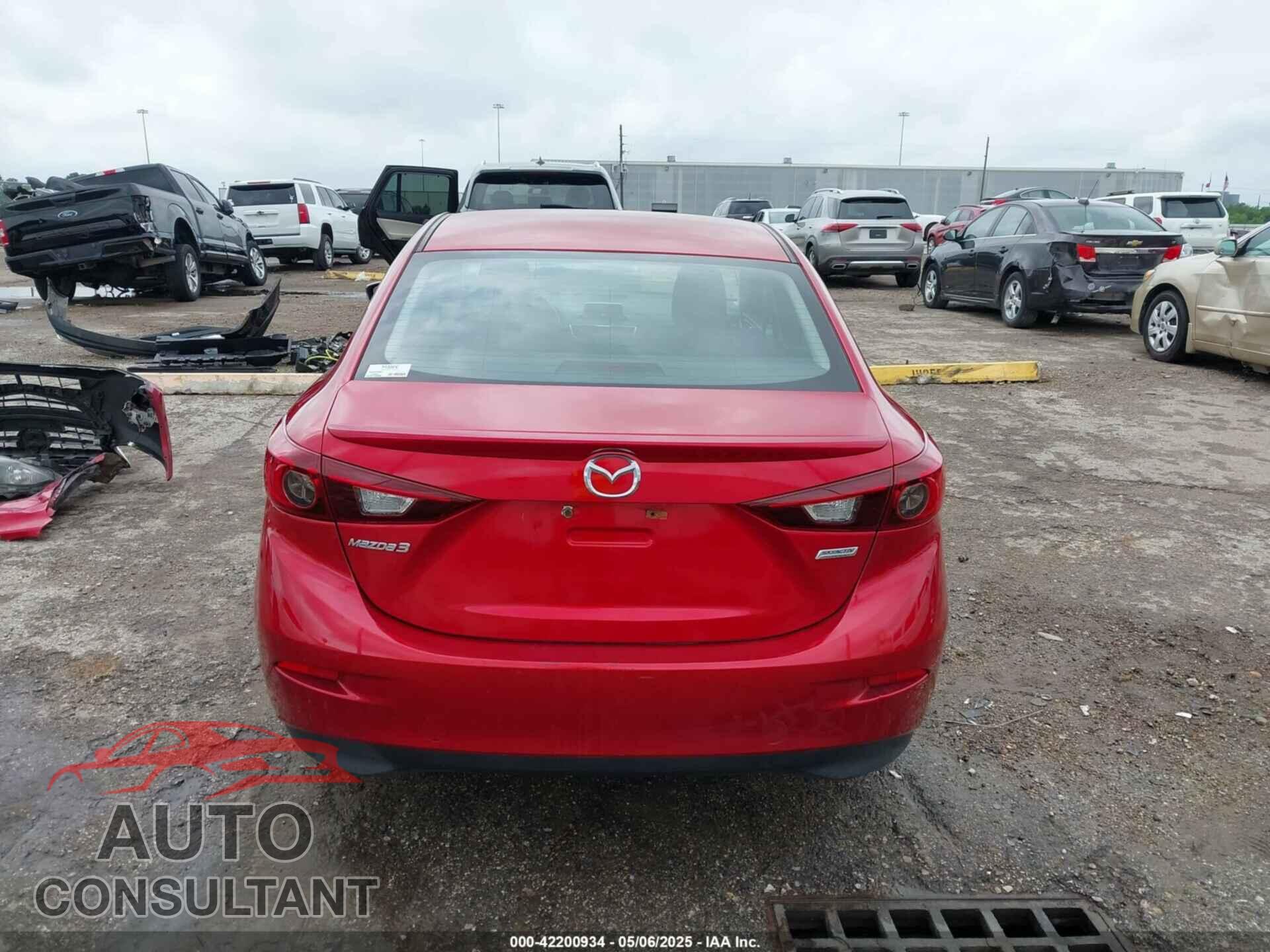 MAZDA MAZDA3 2014 - JM1BM1V75E1148848