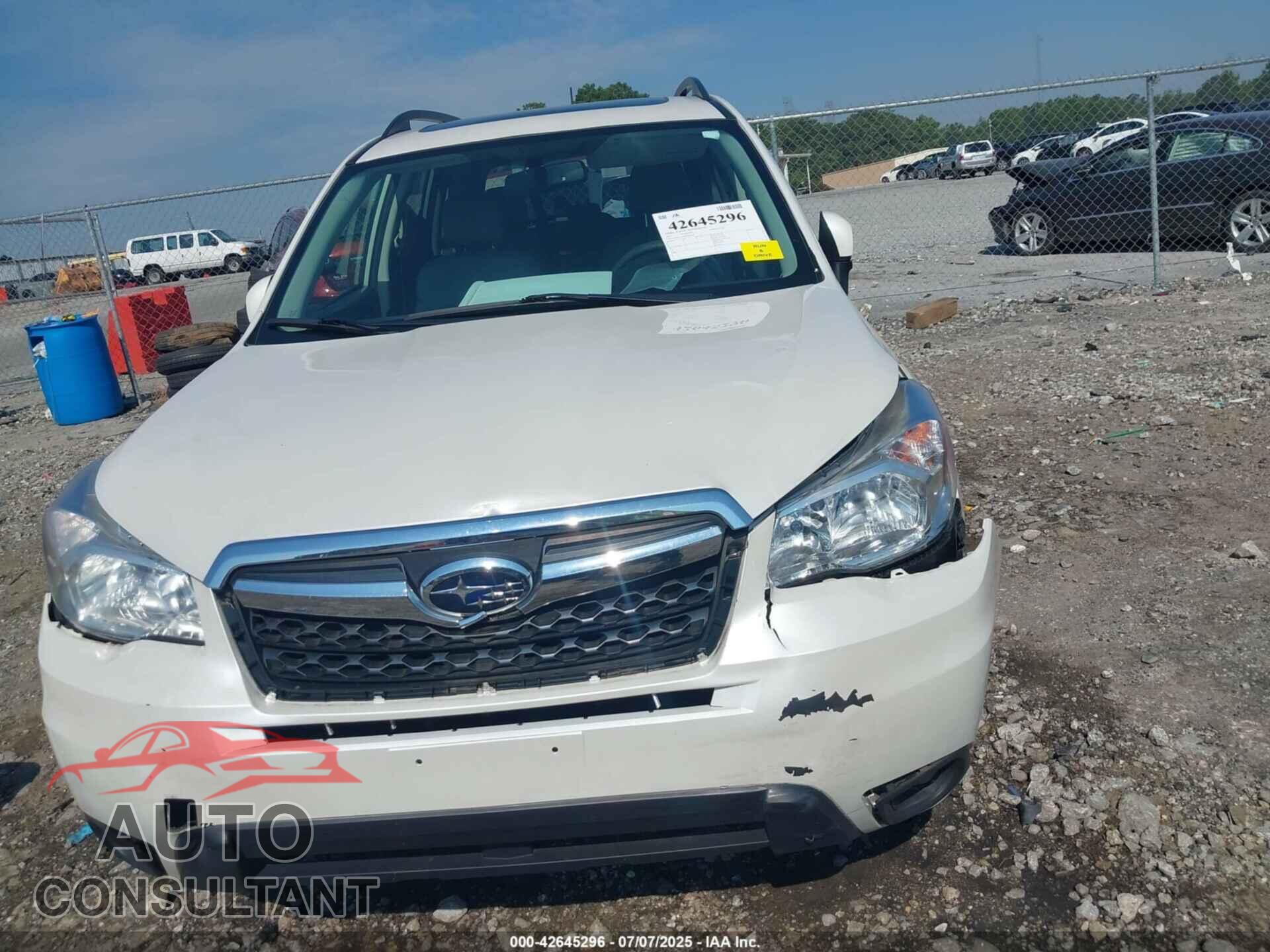 SUBARU FORESTER 2014 - JF2SJAMC0EH498260