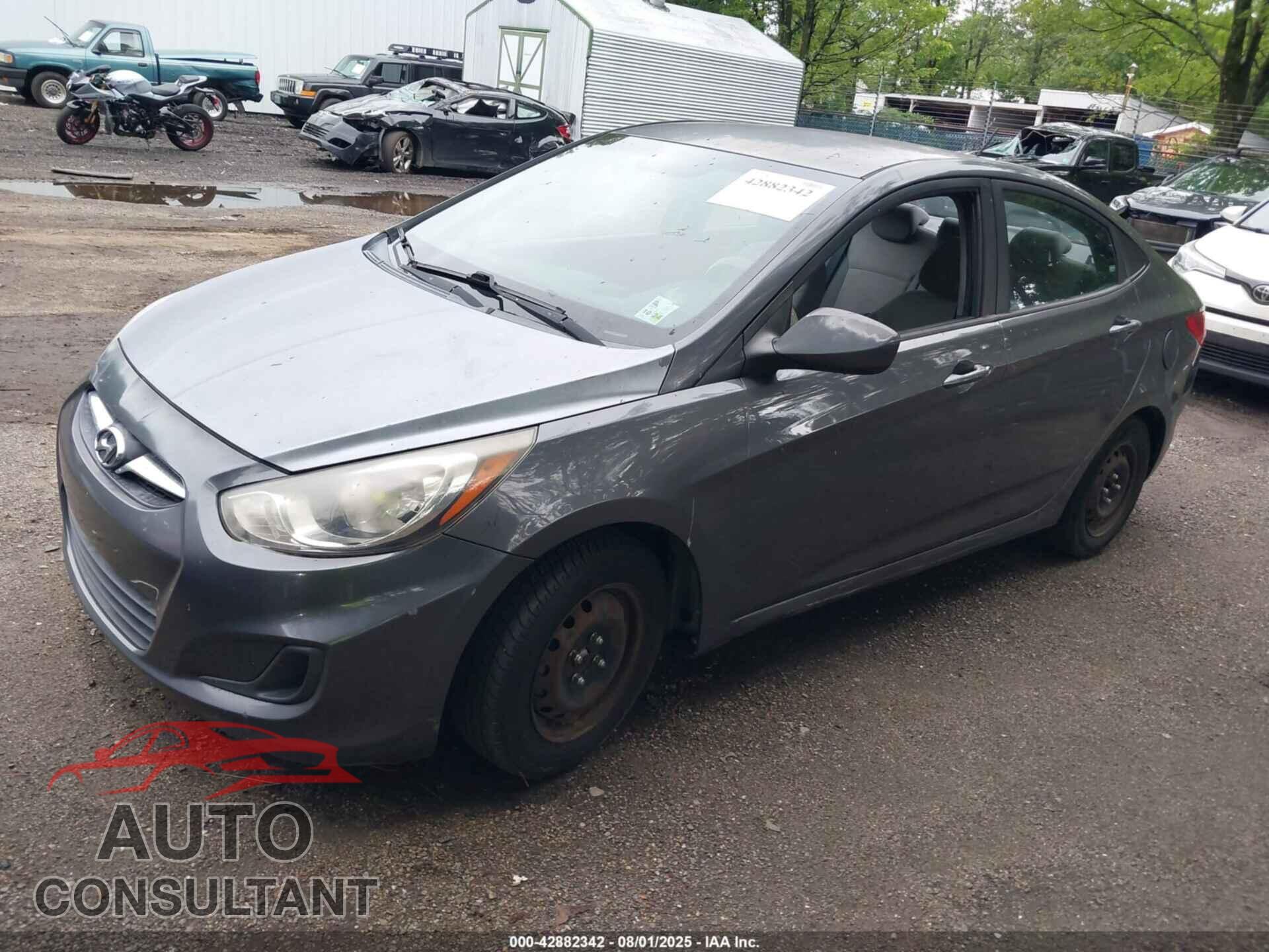 HYUNDAI ACCENT 2012 - KMHCT4AE5CU189520