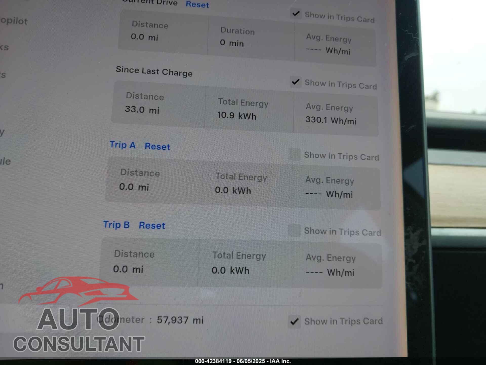 TESLA MODEL 3 2018 - 5YJ3E1EBXJF072776