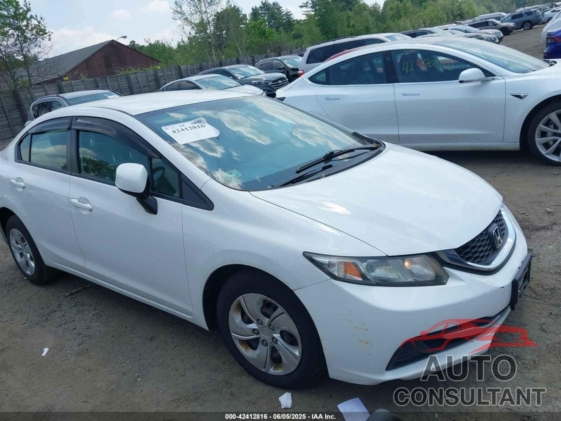 HONDA CIVIC 2013 - 2HGFB2F54DH579788