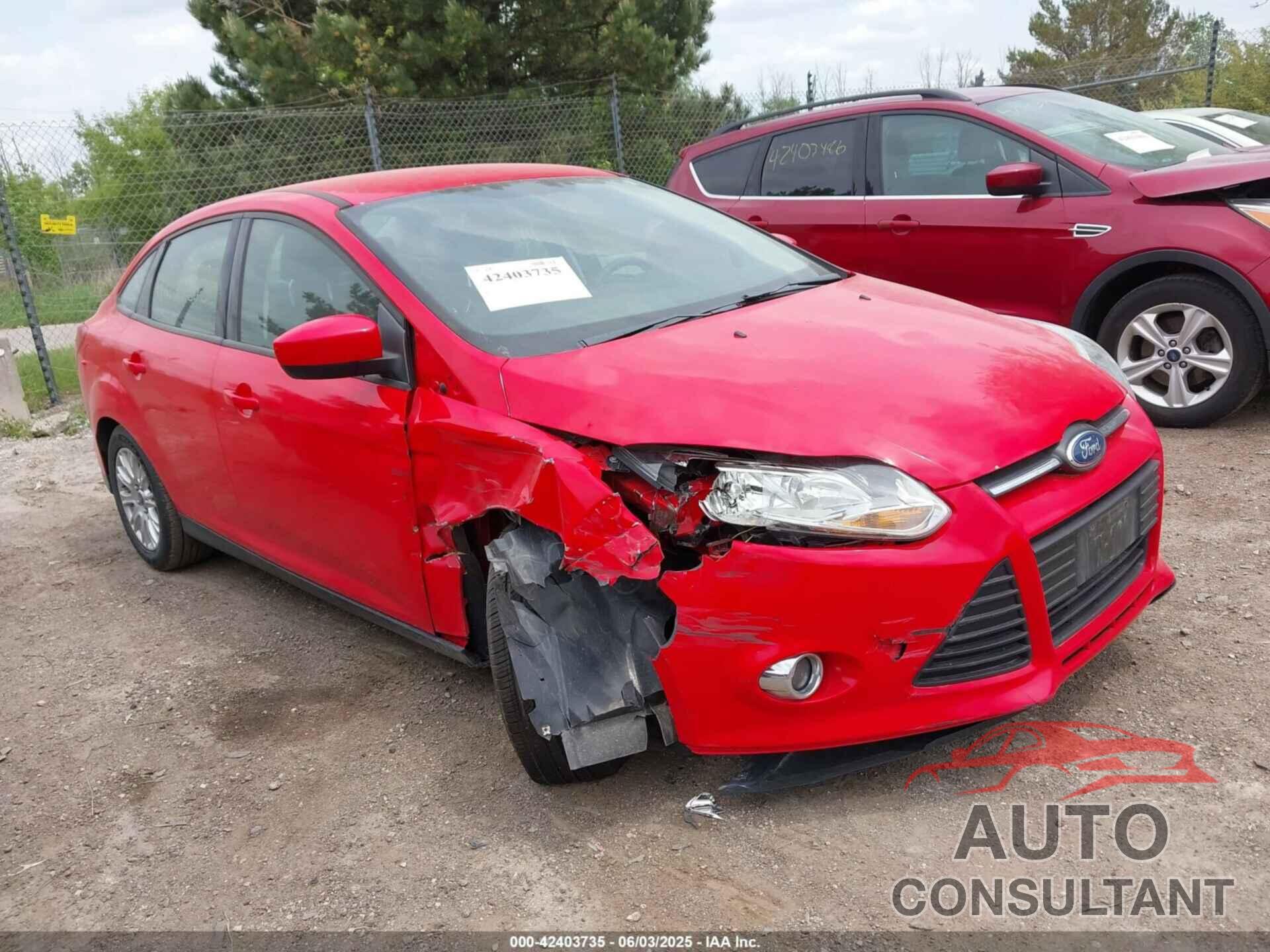 FORD FOCUS 2012 - 1FAHP3F22CL141511