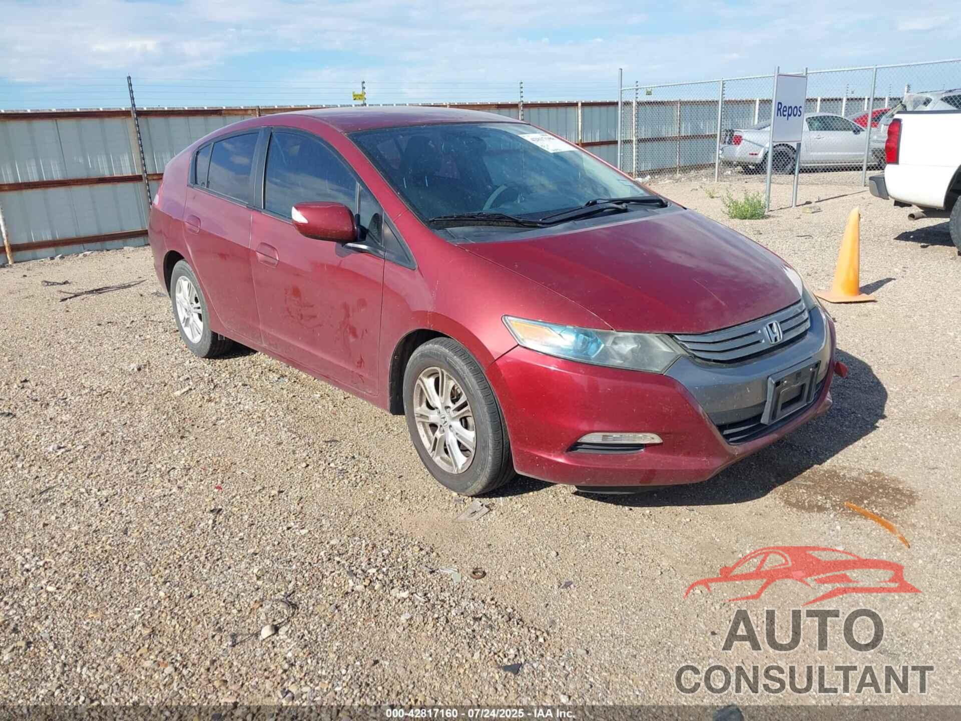 HONDA INSIGHT 2010 - JHMZE2H76AS036723