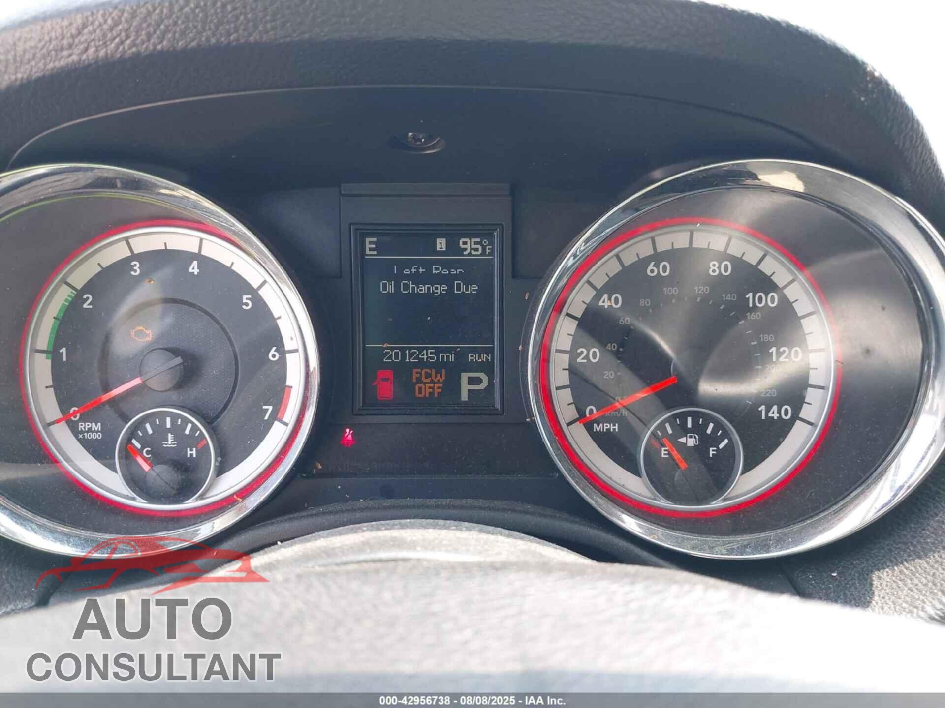DODGE DURANGO 2013 - 1C4RDJEG4DC500674