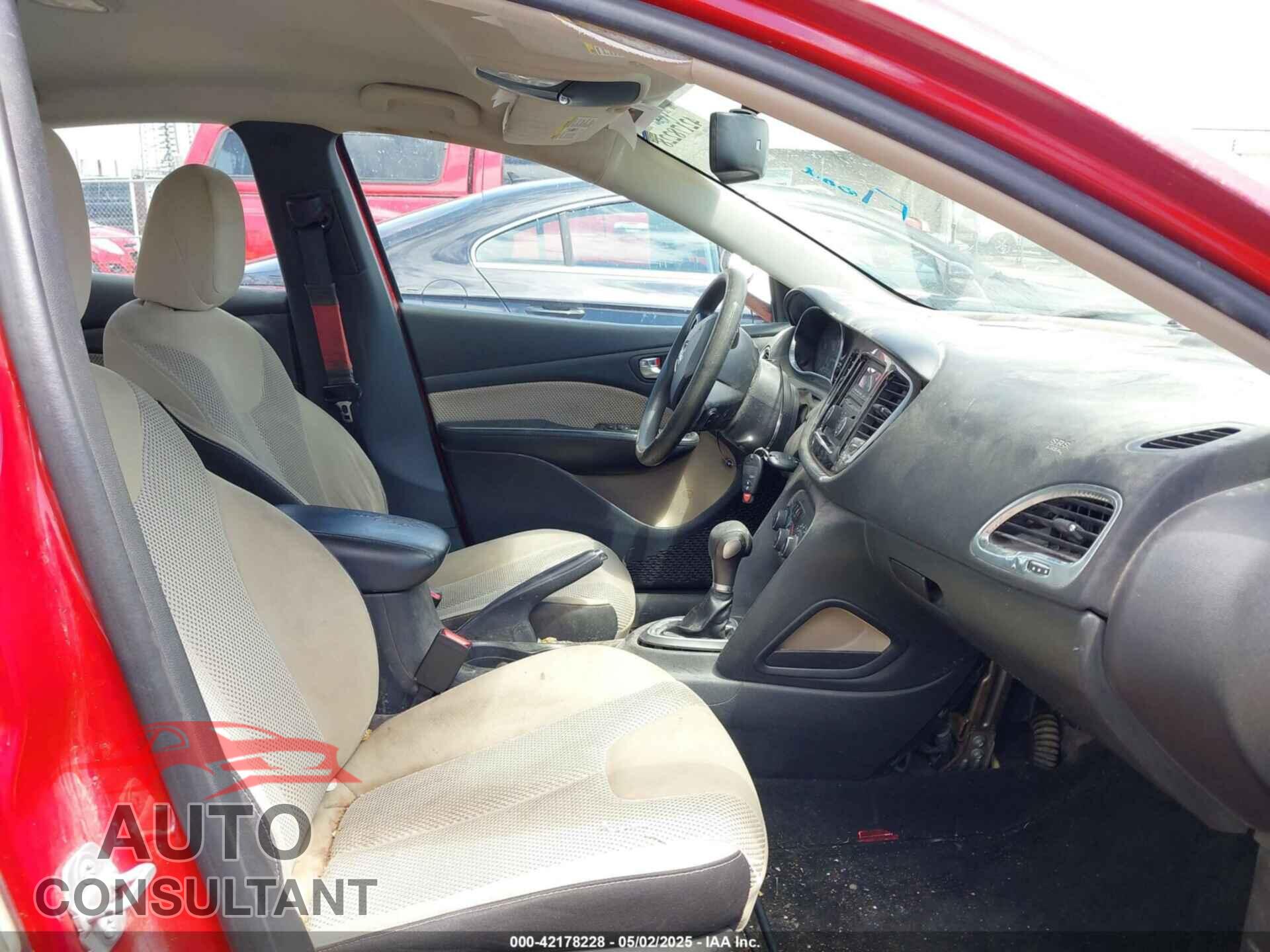 DODGE DART 2014 - 1C3CDFBB6ED742250
