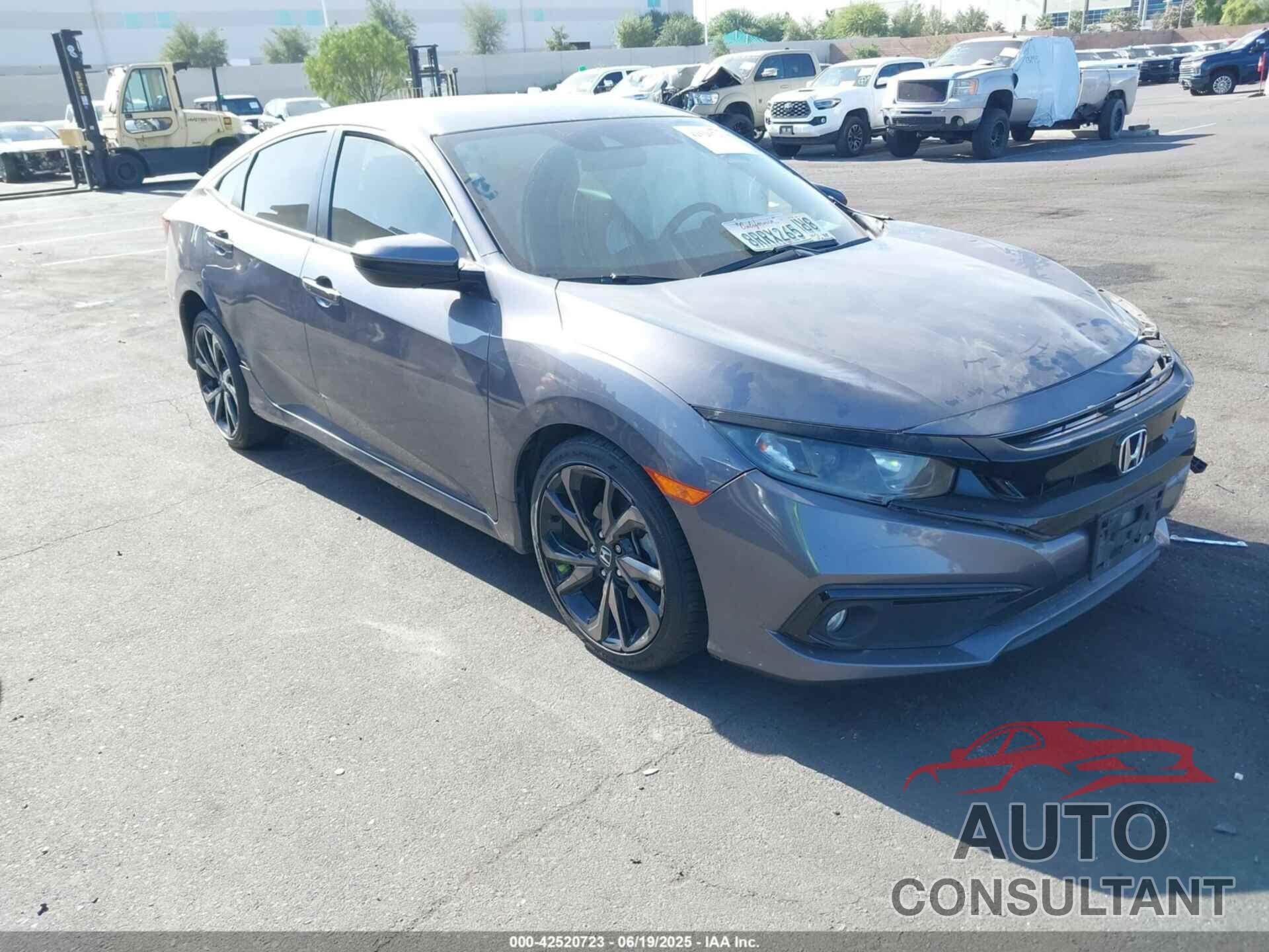 HONDA CIVIC 2020 - 19XFC2F83LE207505