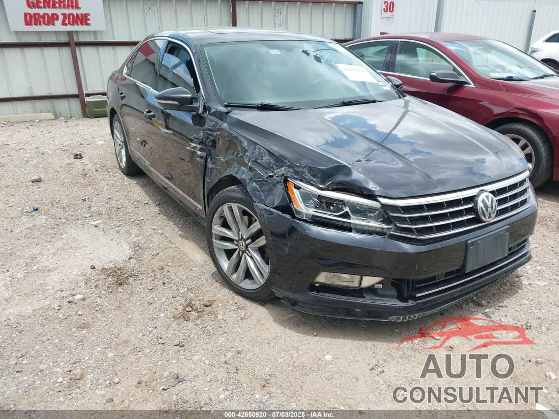 VOLKSWAGEN PASSAT 2017 - 1VWGT7A39HC062768