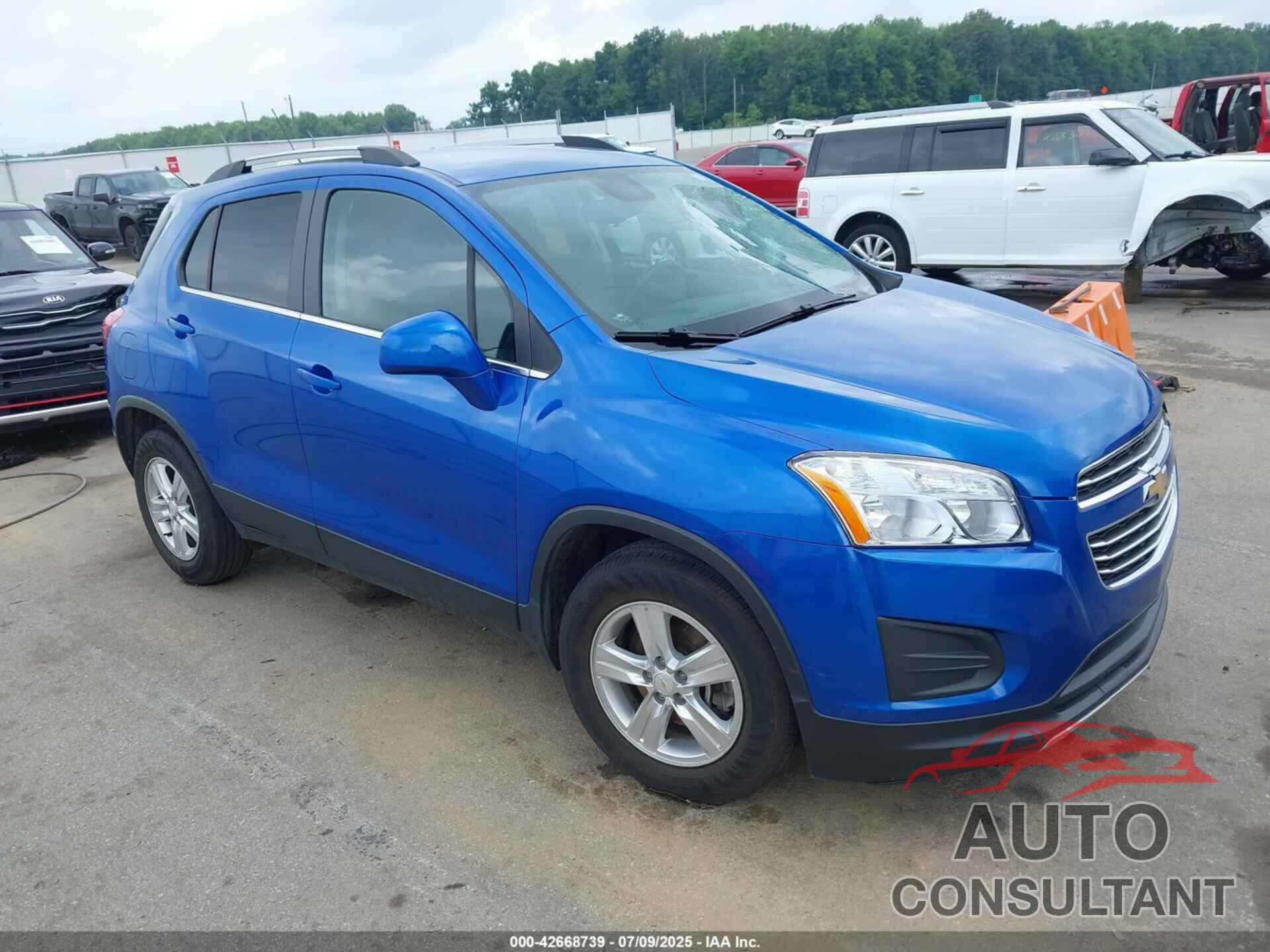 CHEVROLET TRAX 2016 - KL7CJLSB4GB693368