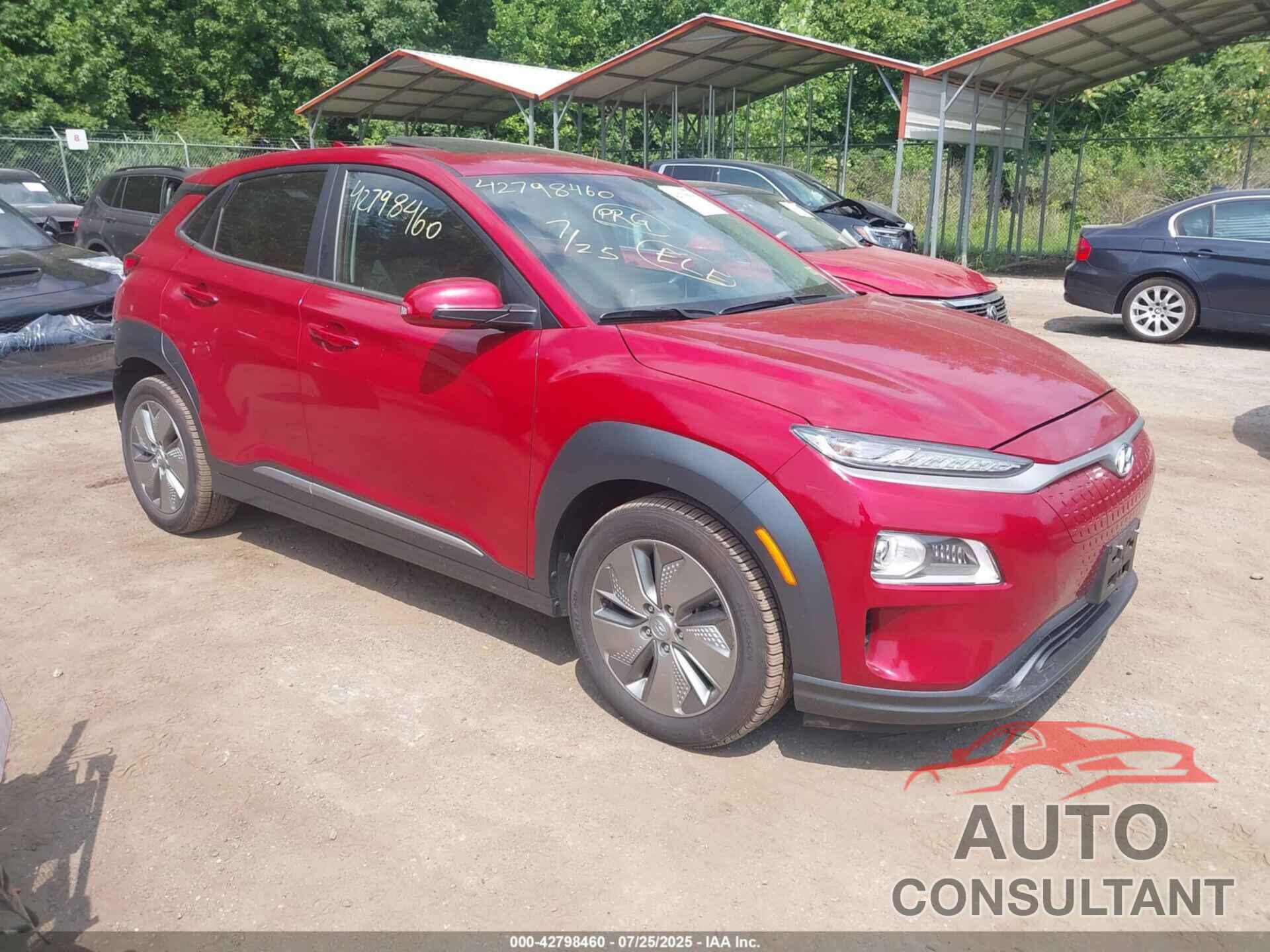HYUNDAI KONA ELECTRIC 2021 - KM8K33AG4MU127387