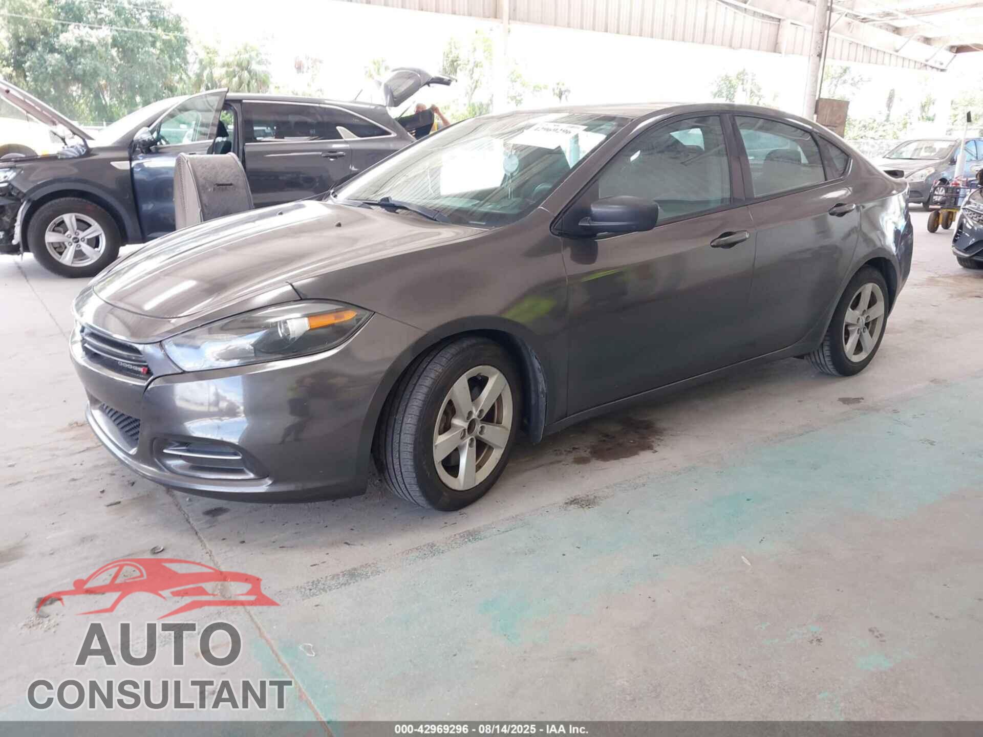 DODGE DART 2015 - 1C3CDFBB5FD275422