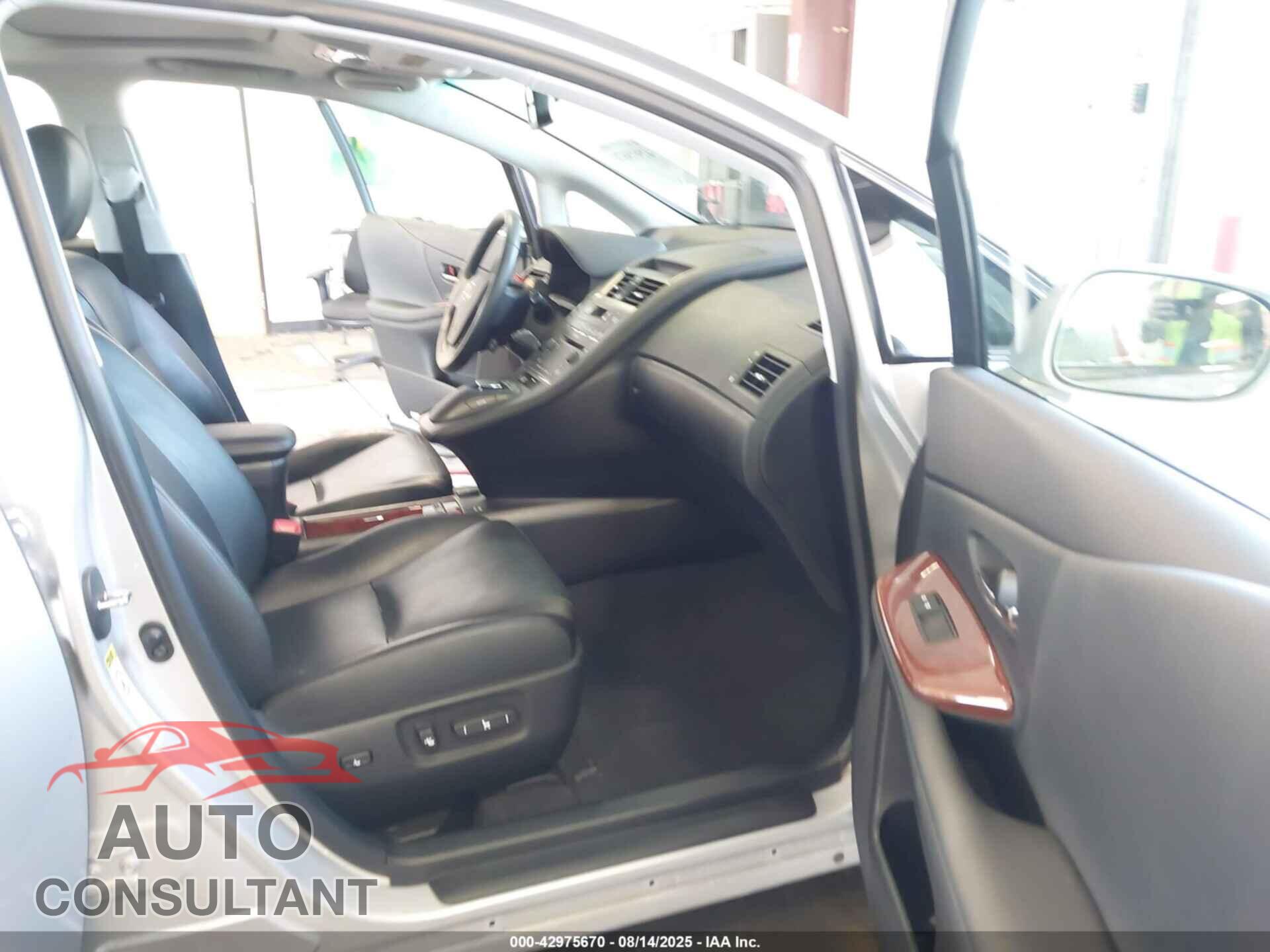 LEXUS HS 250H 2011 - JTHBB1BA1B2046196