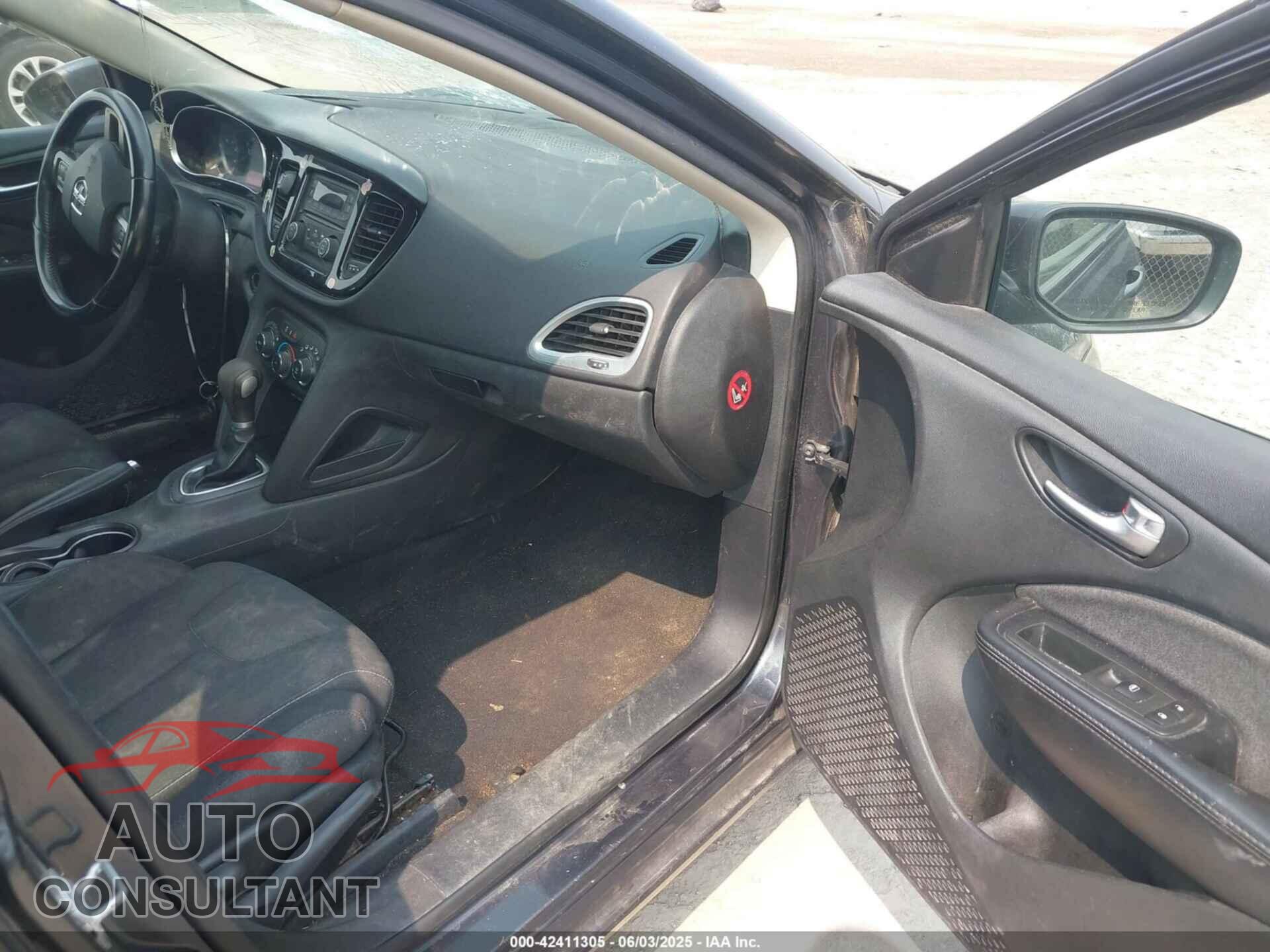 DODGE DART 2013 - 1C3CDFBA2DD267945
