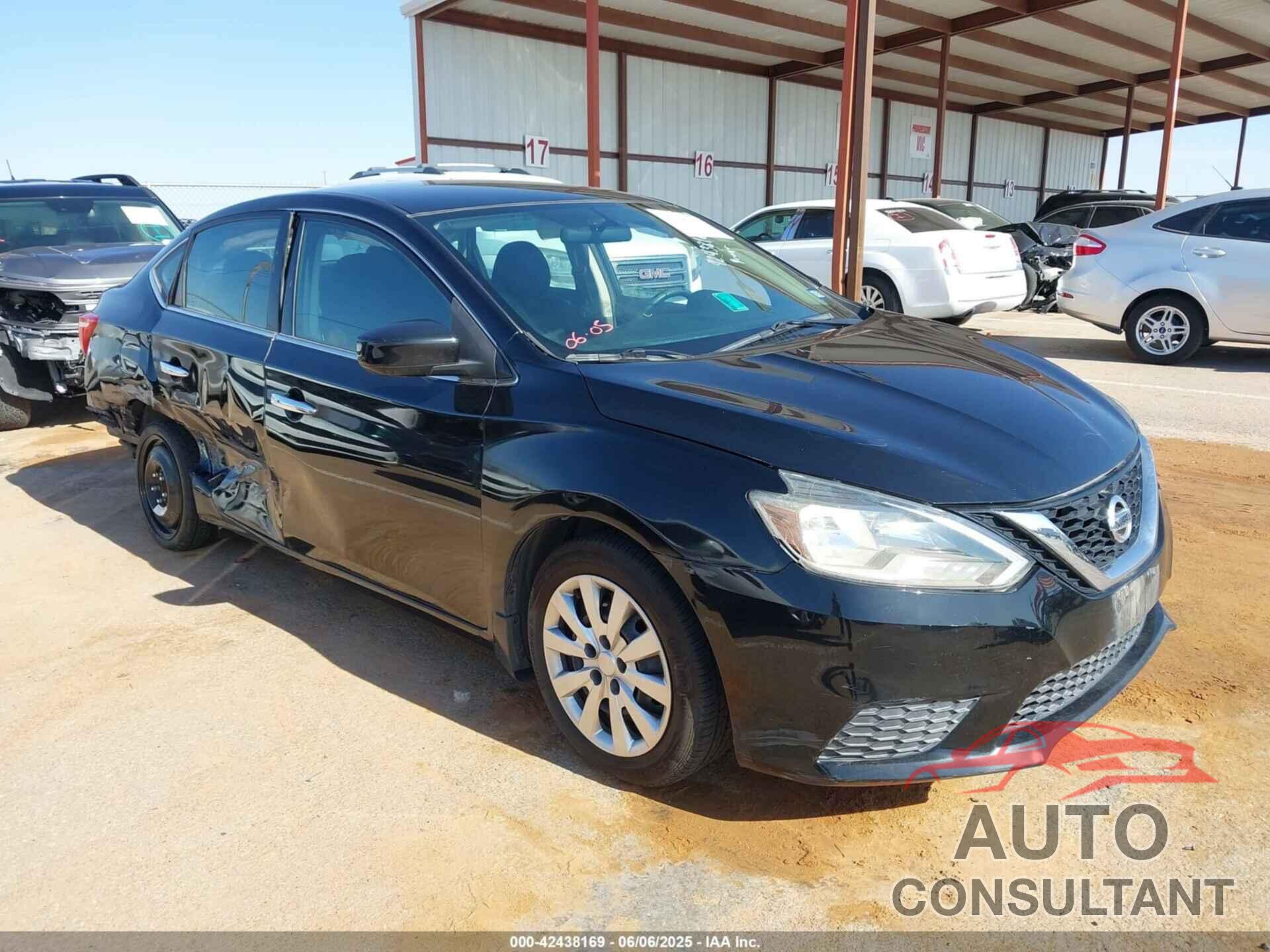 NISSAN SENTRA 2017 - 3N1AB7APXHL659708